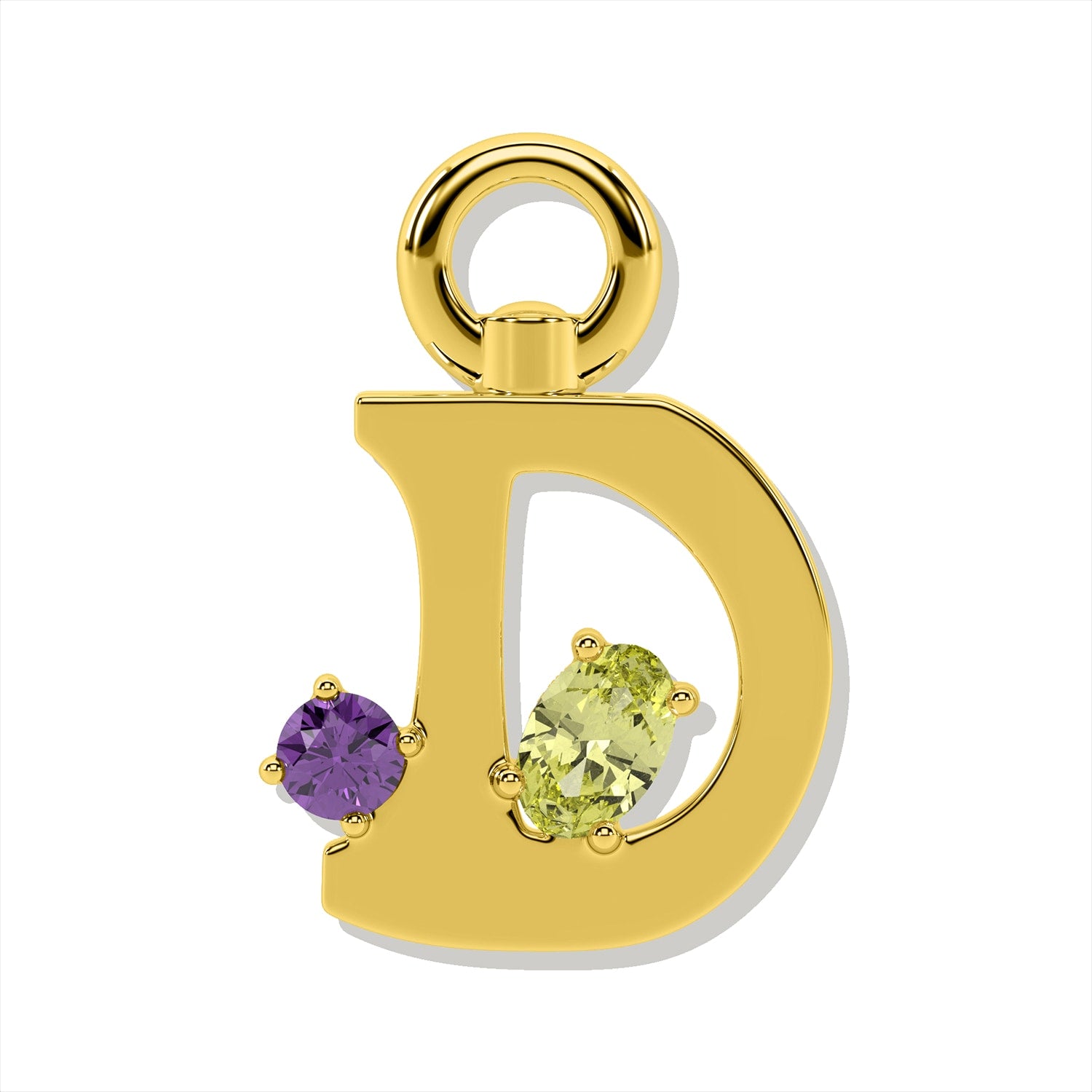 Amare Letter Charm - Gold
