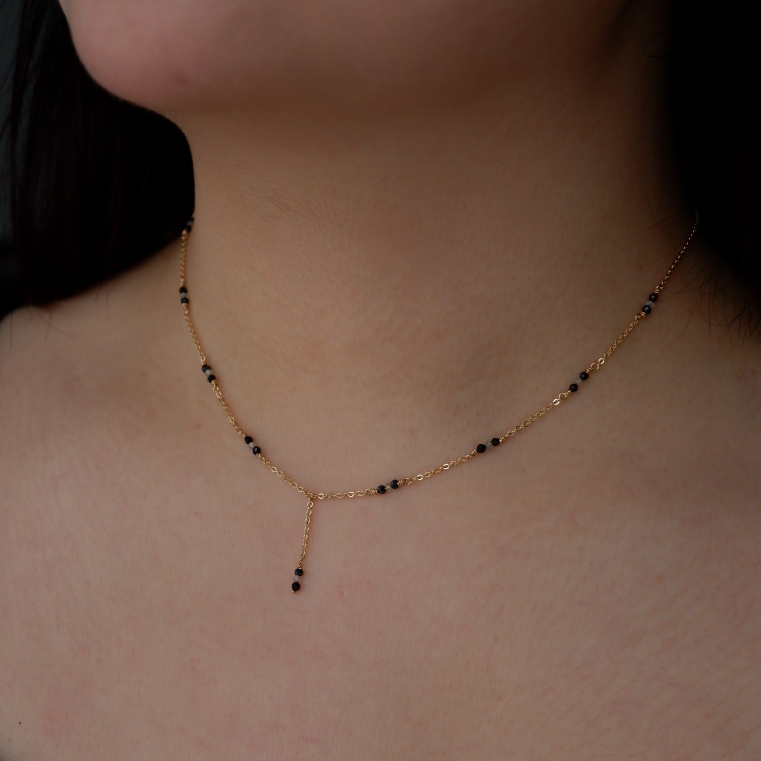 Amarus Black Spinel Necklace