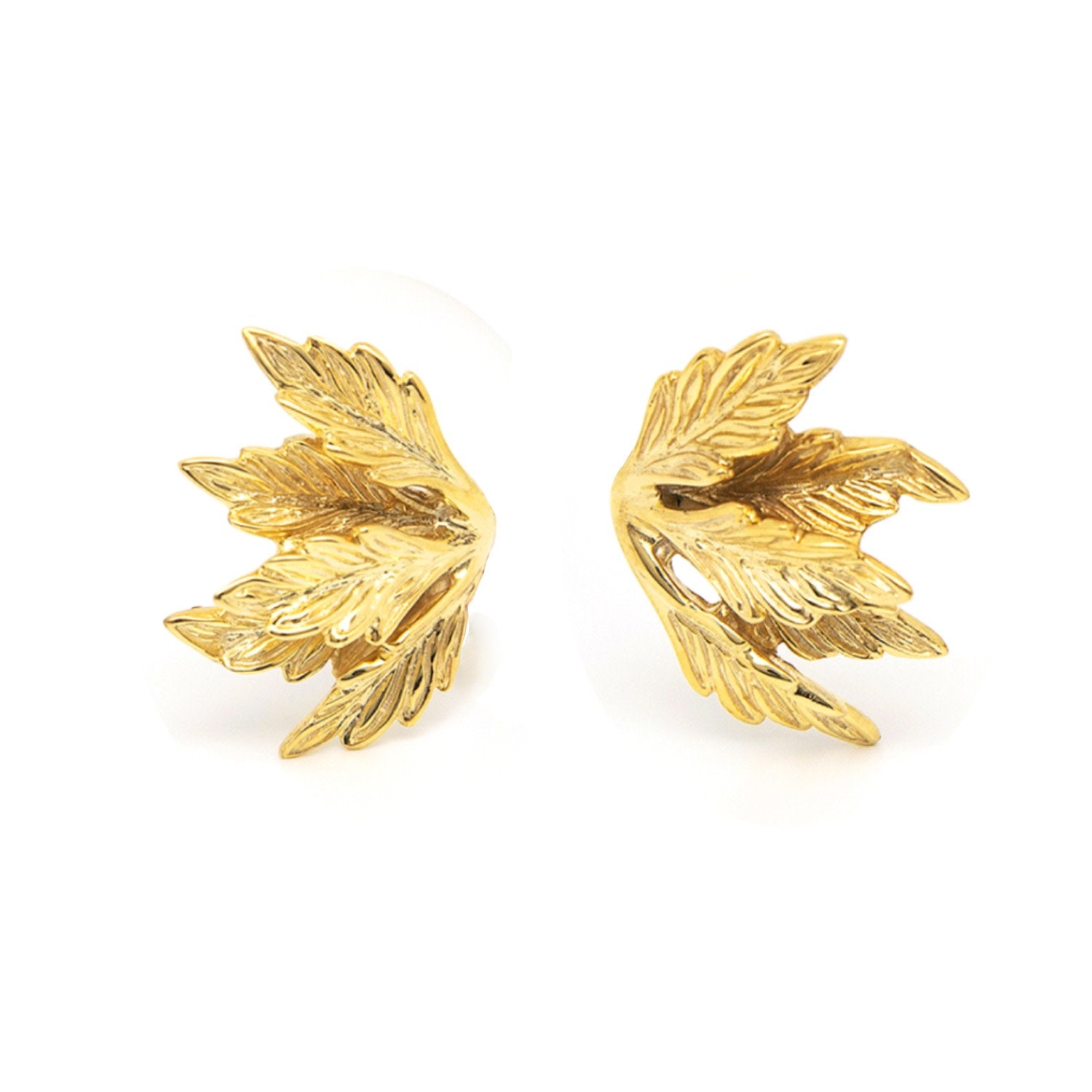 Amazzonia Earrings Silver Gold Plated