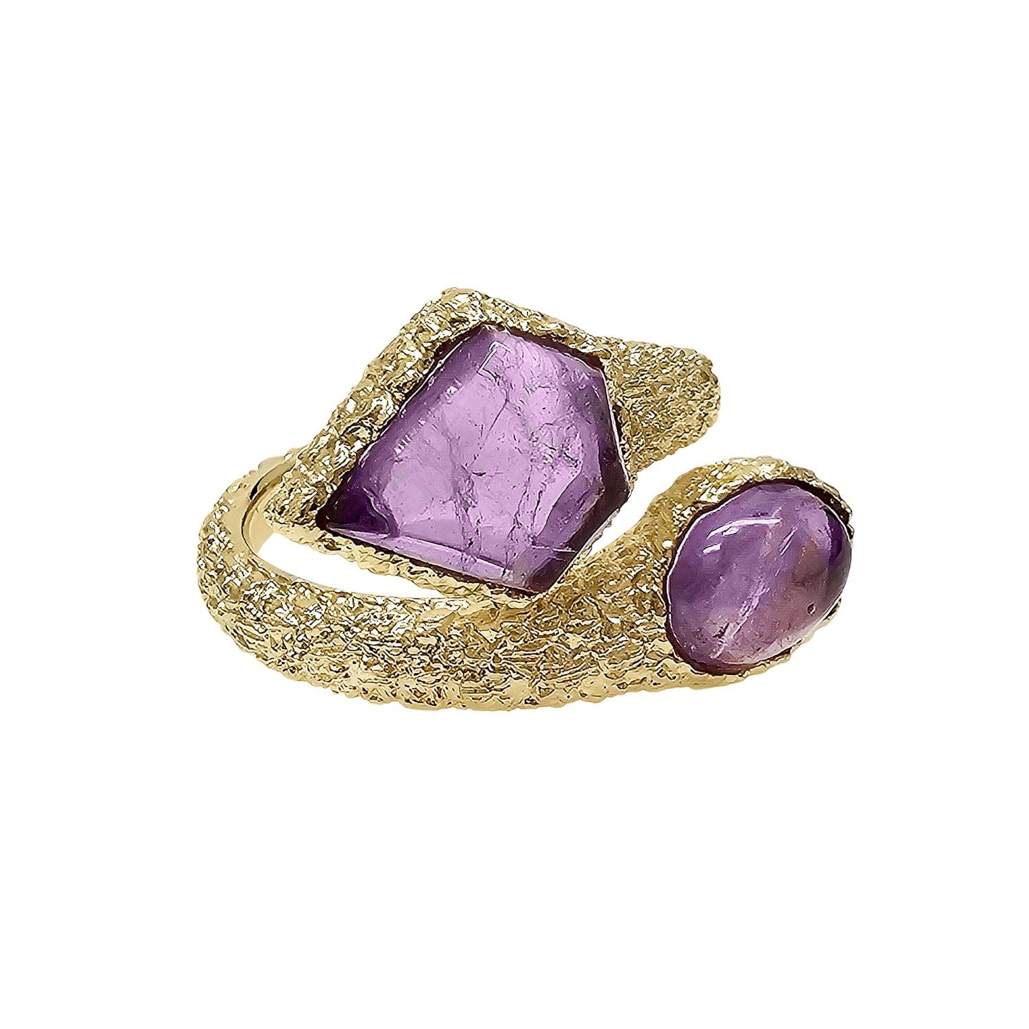 Amethyst Open Ring