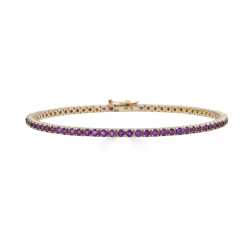Amethyst Tennis Bracelet