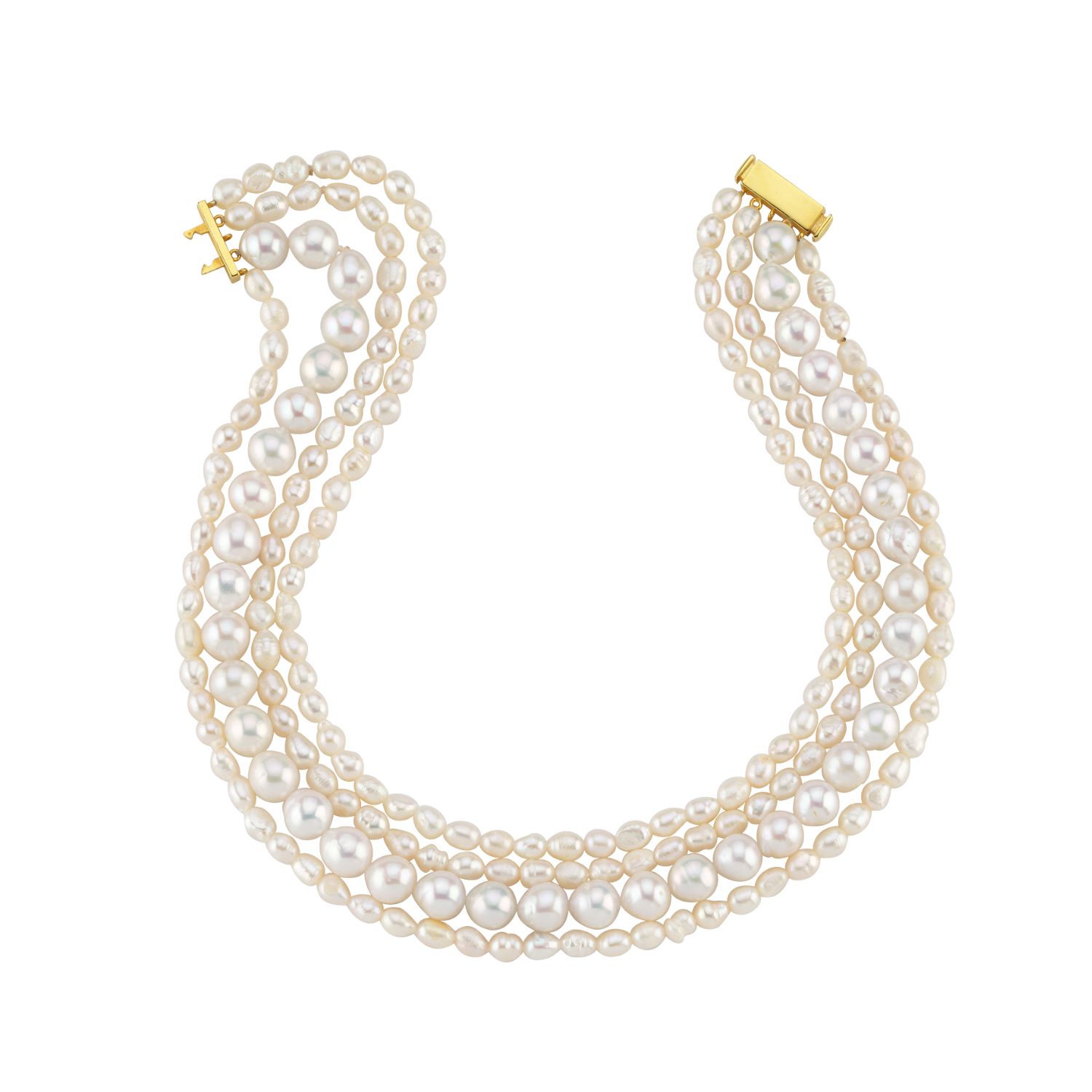 Amour Multi Pearl Choker, Wedding Pendant