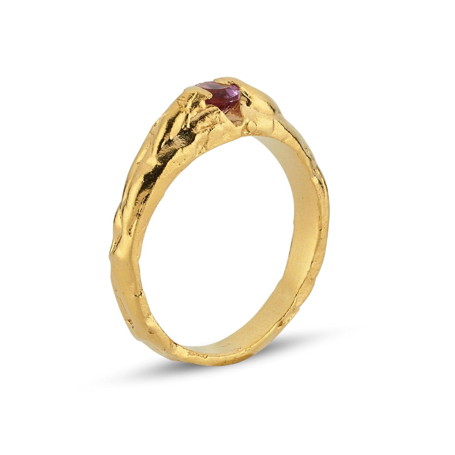 Amphitrite Ring With Amethyst