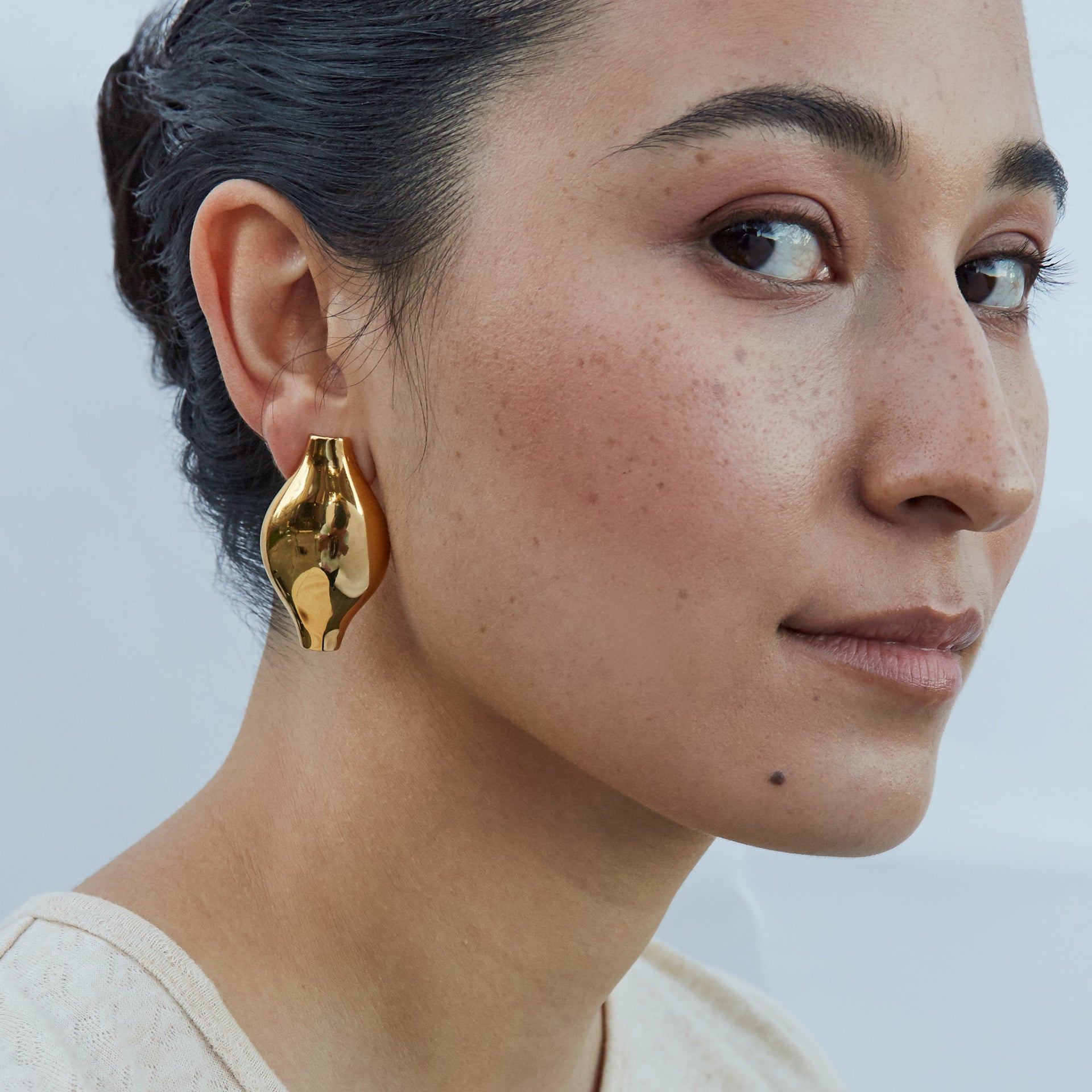 Amphora Studs - Gold