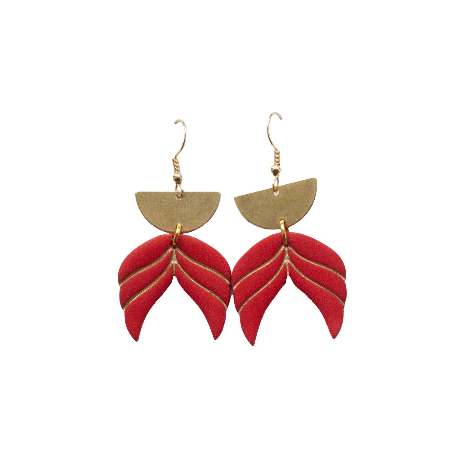 Anastasia Bright Red Earrings