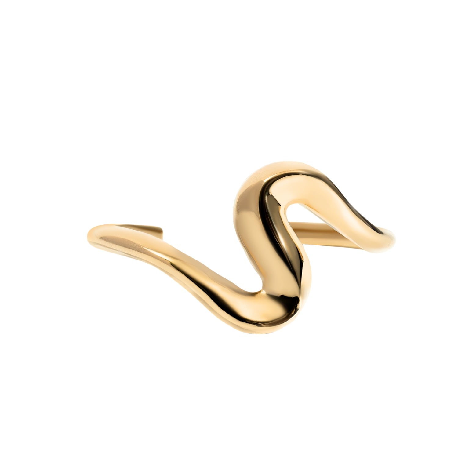 Anastasia Gold Statement Modern Cuff Bracelet