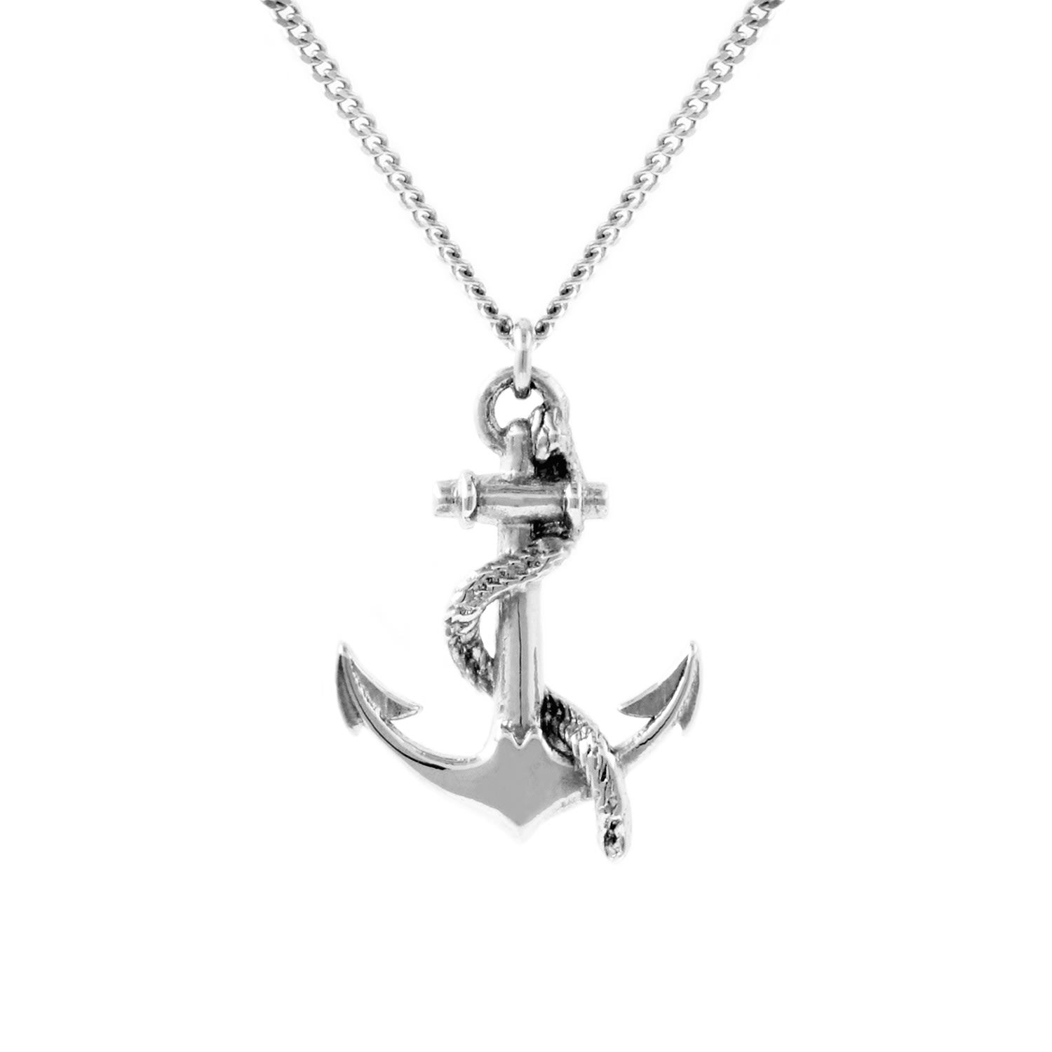 Anchor Necklace - Silver