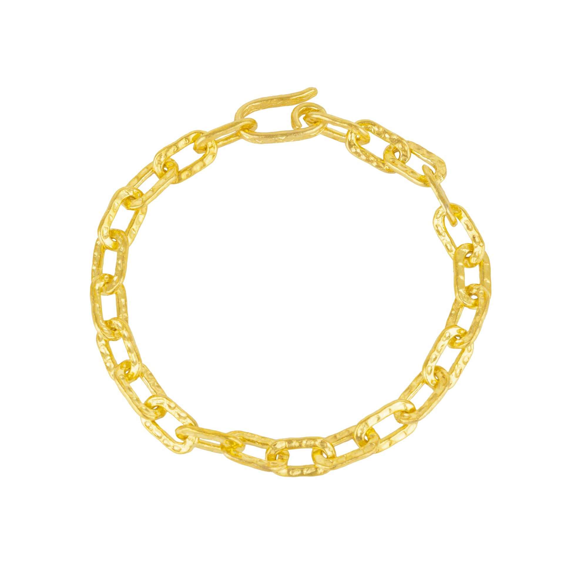 Ancient Elegant Radiance Chunky Gold Chain Bracelet
