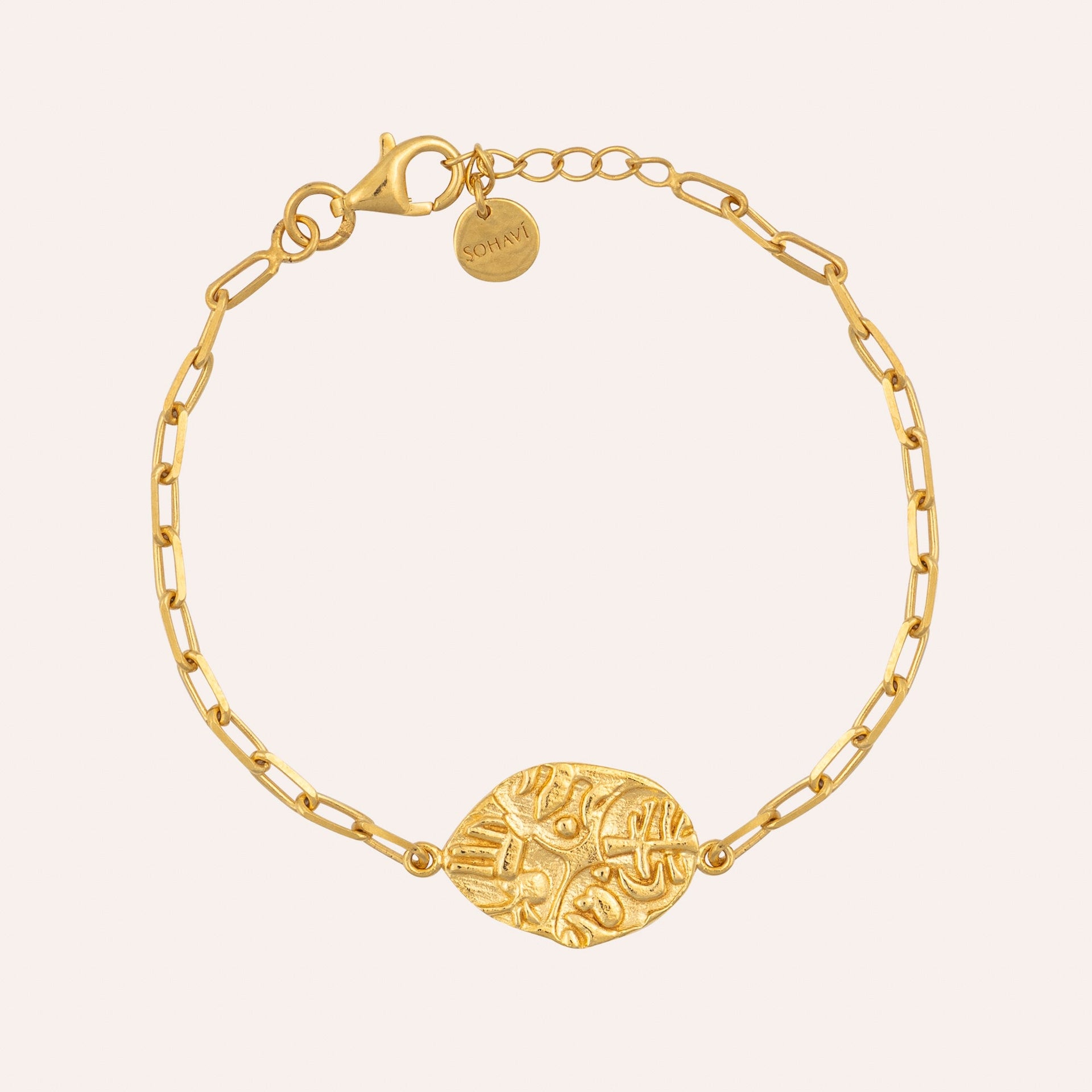 Ancient Indian Coin Bracelet