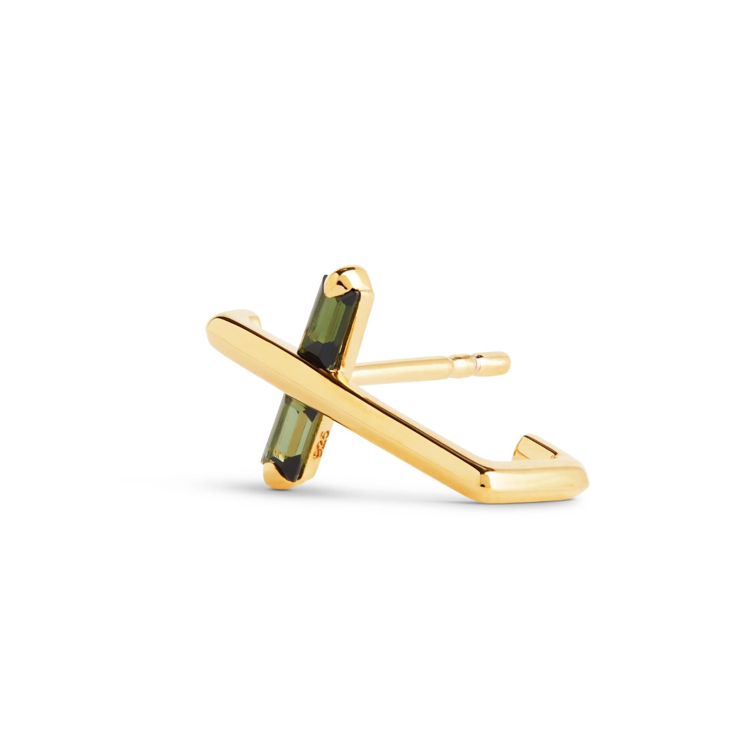 Angel Kiss Earring - October - Tourmaline - Gold Vermeil