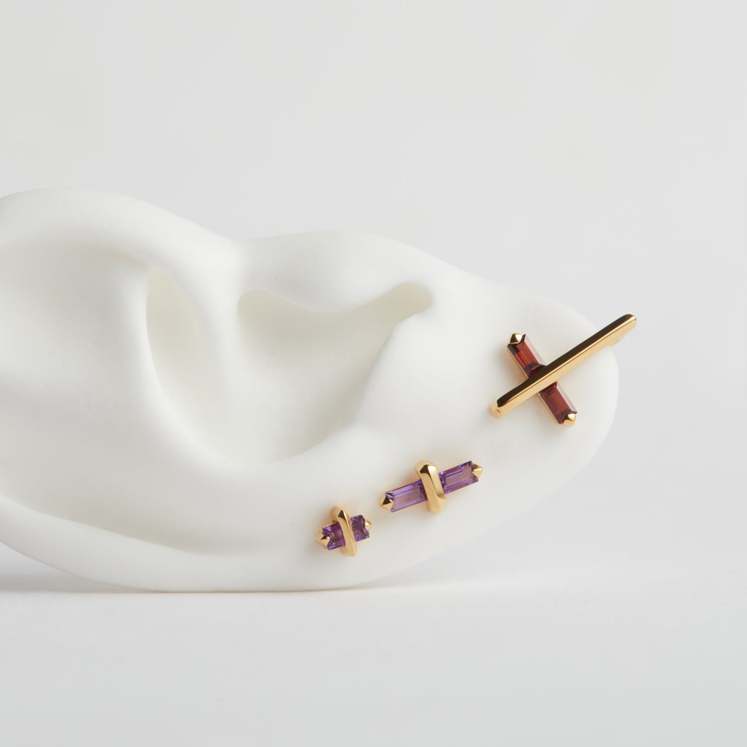 Angel Kiss Earring - October - Tourmaline - Gold Vermeil