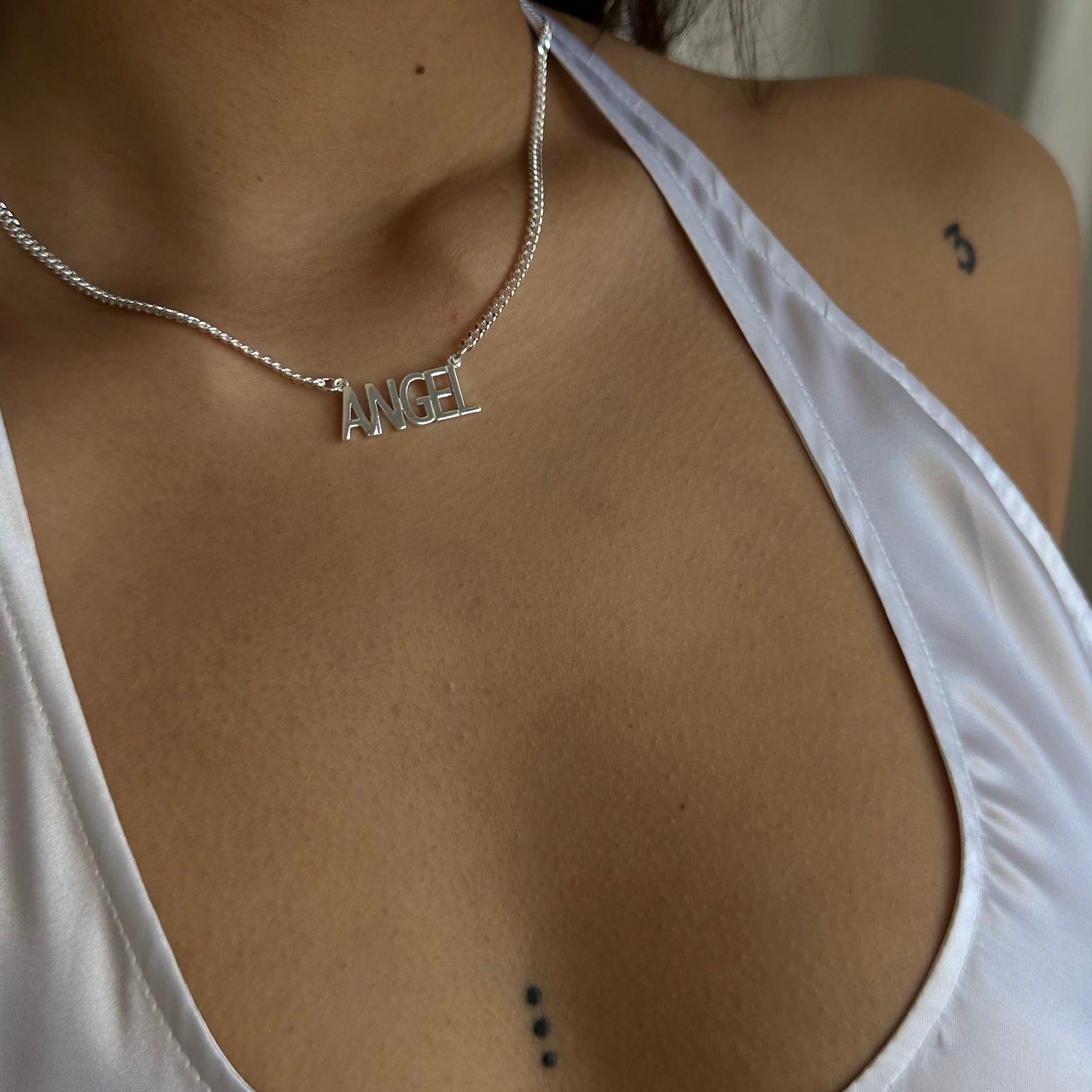 Angel Necklace Silver