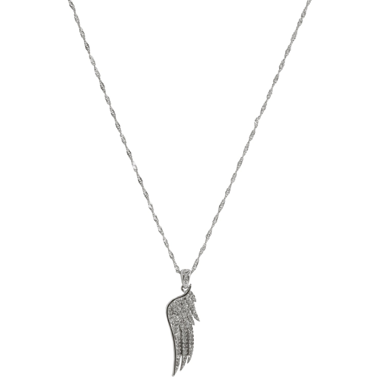 Angel Wing Pendant Silver