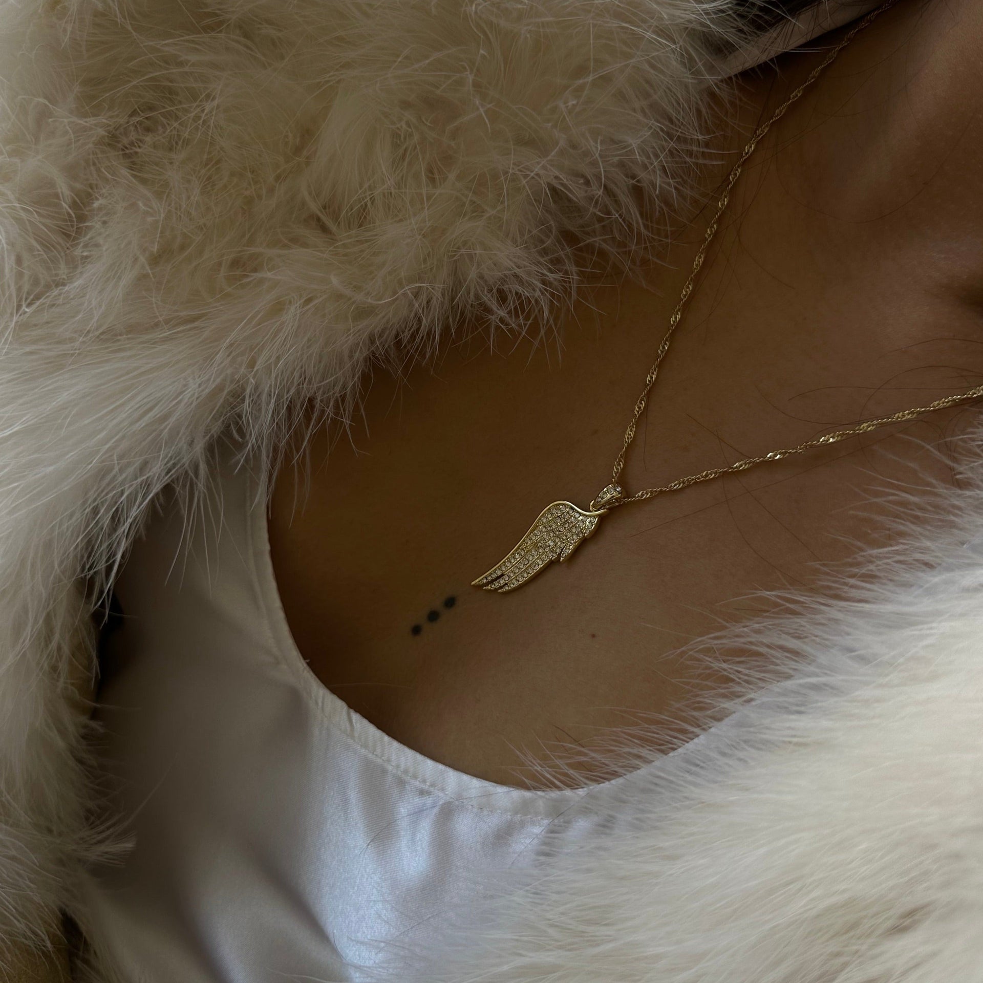 Angel Wing Pendant Silver