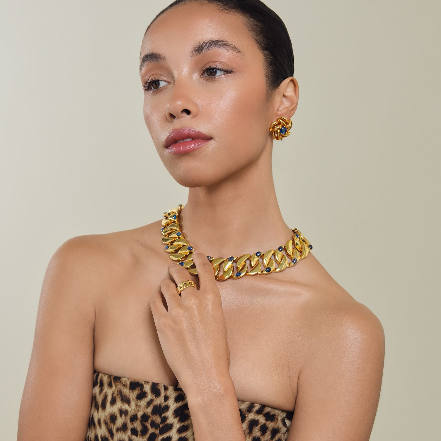 Angelique Studs Pierced