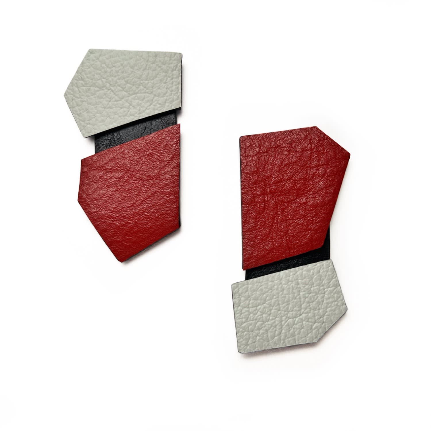 Angl Earrings Red
