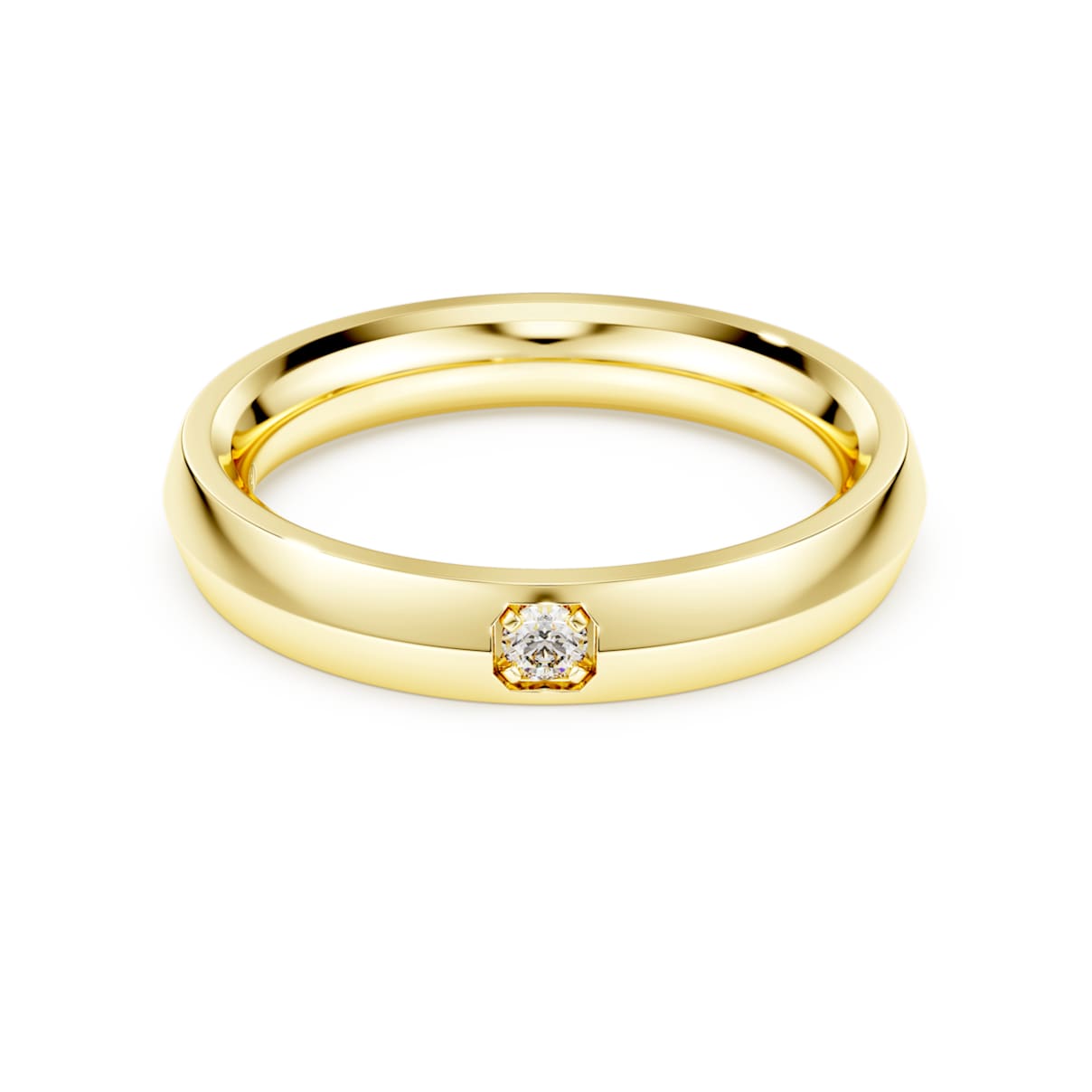ETERNITY BAND RING LAB GROWN DIAMONDS 0 05 CT TW ROUND SHAPE 14K YELLOW GOLD