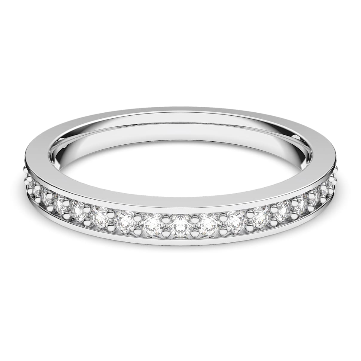 MATRIX RING WHITE RHODIUM PLATED