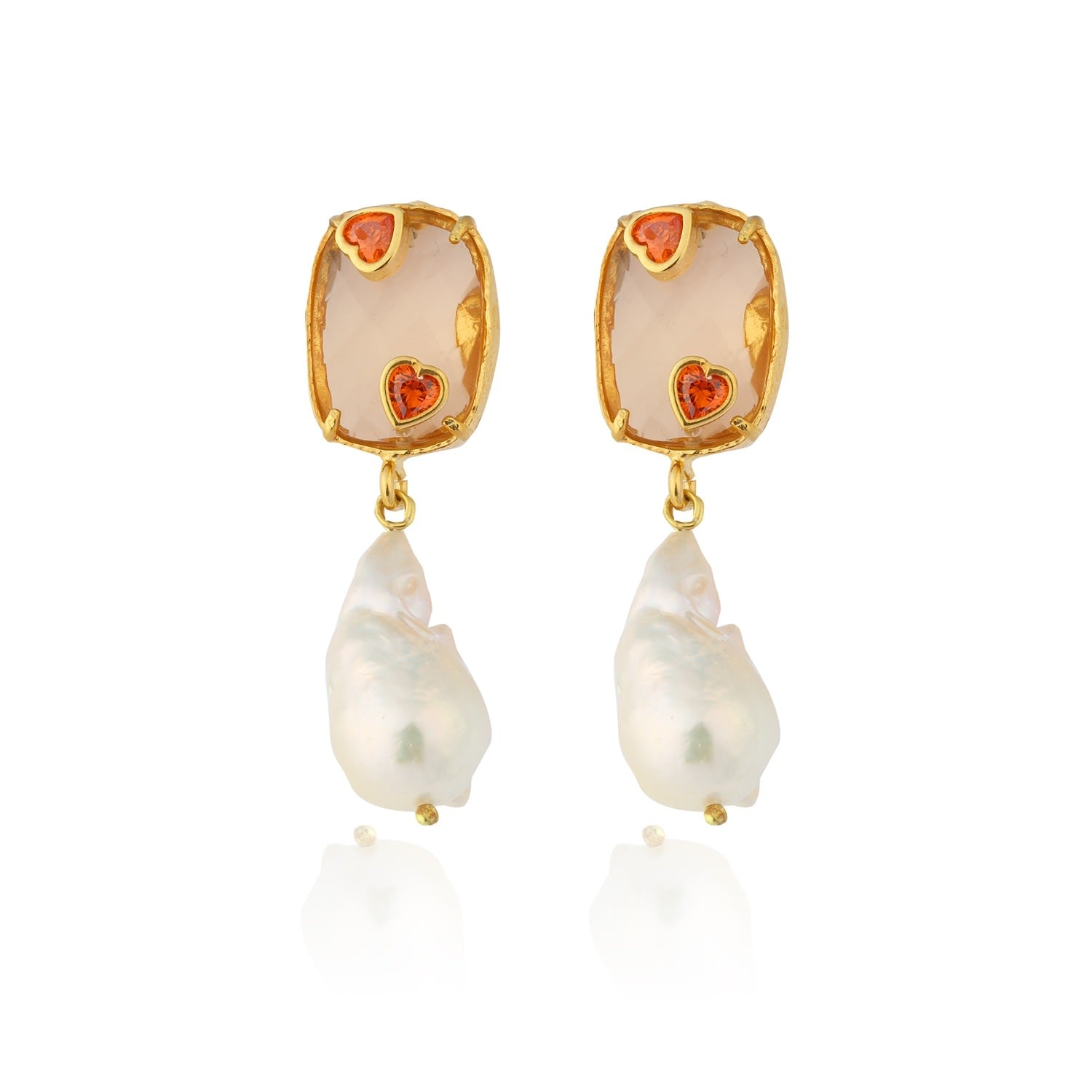 Antheia Earrings - Yellow & Orange