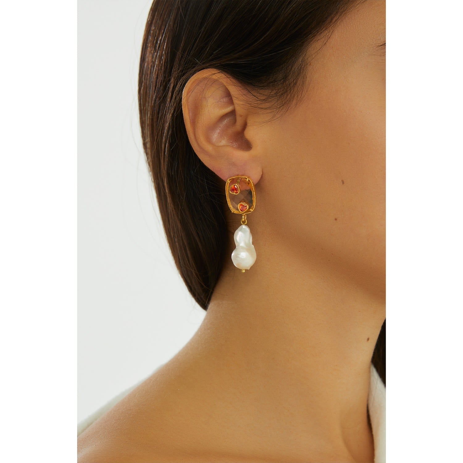 Antheia Earrings - Yellow & Orange