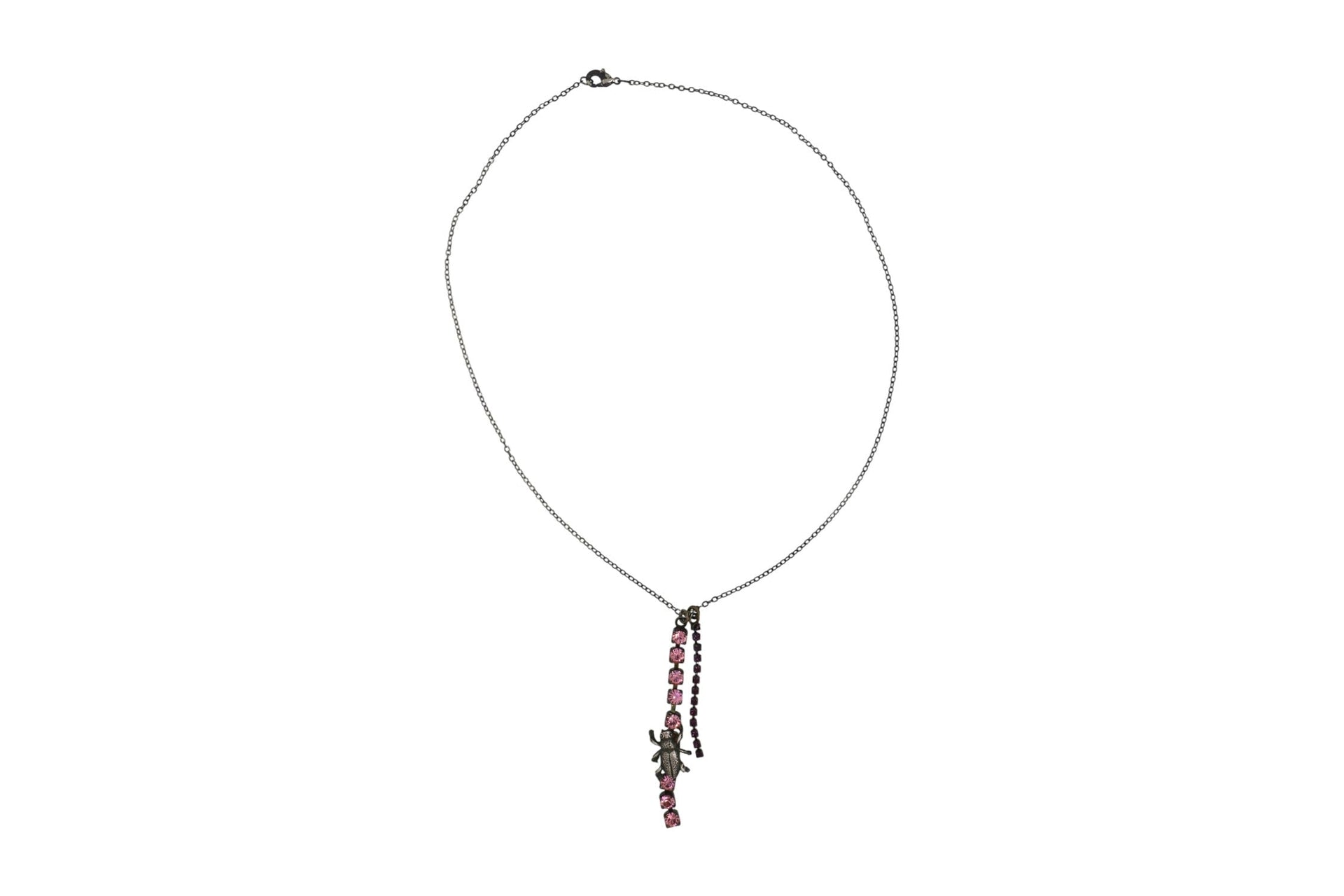 Antiqued Branch Climber Necklace