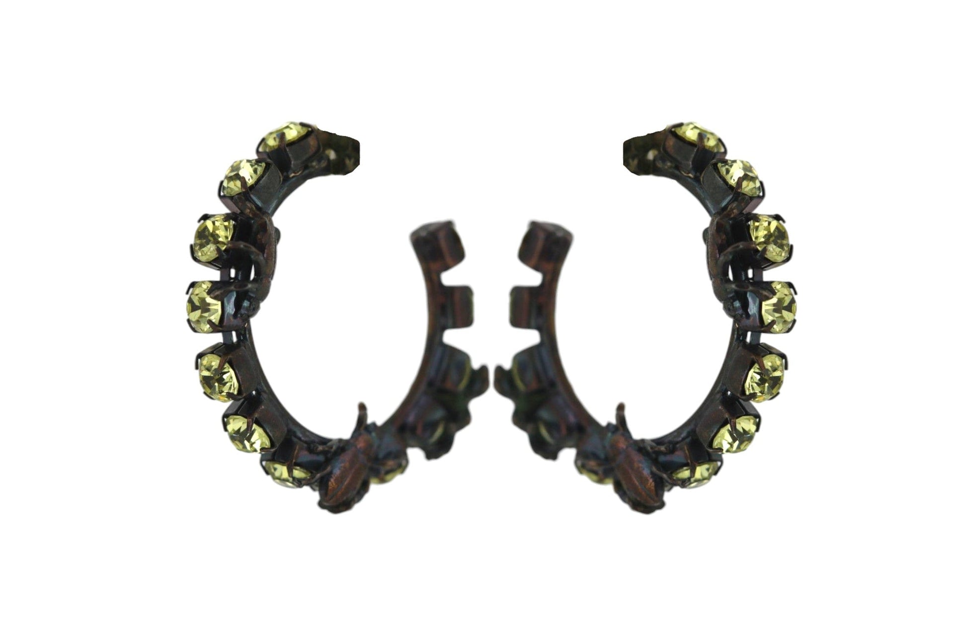 Antiqued Circle Of Life Earrings