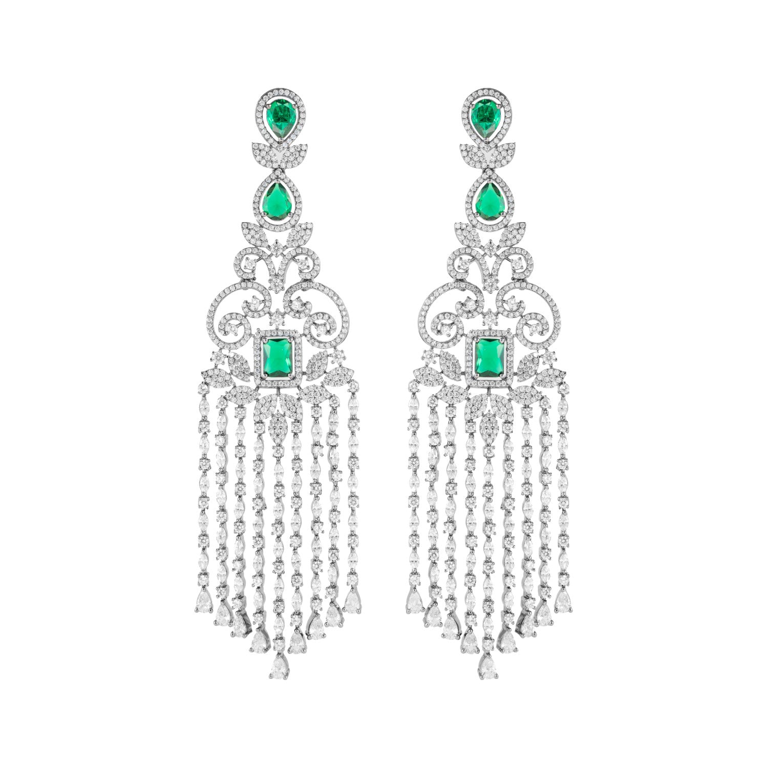 Antoine Green Earrings