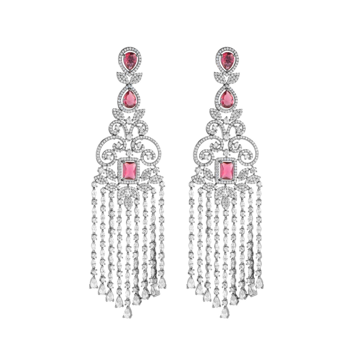 Antoine Red Earrings