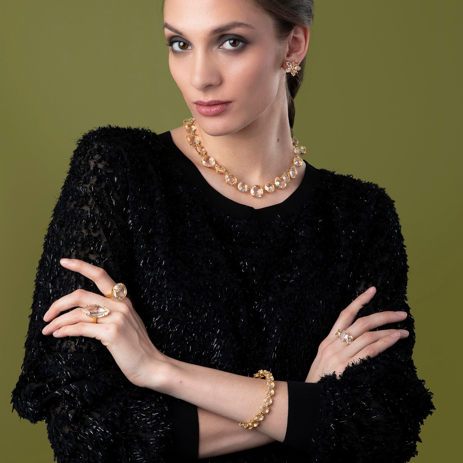 Antoinette Ring Clear Quartz