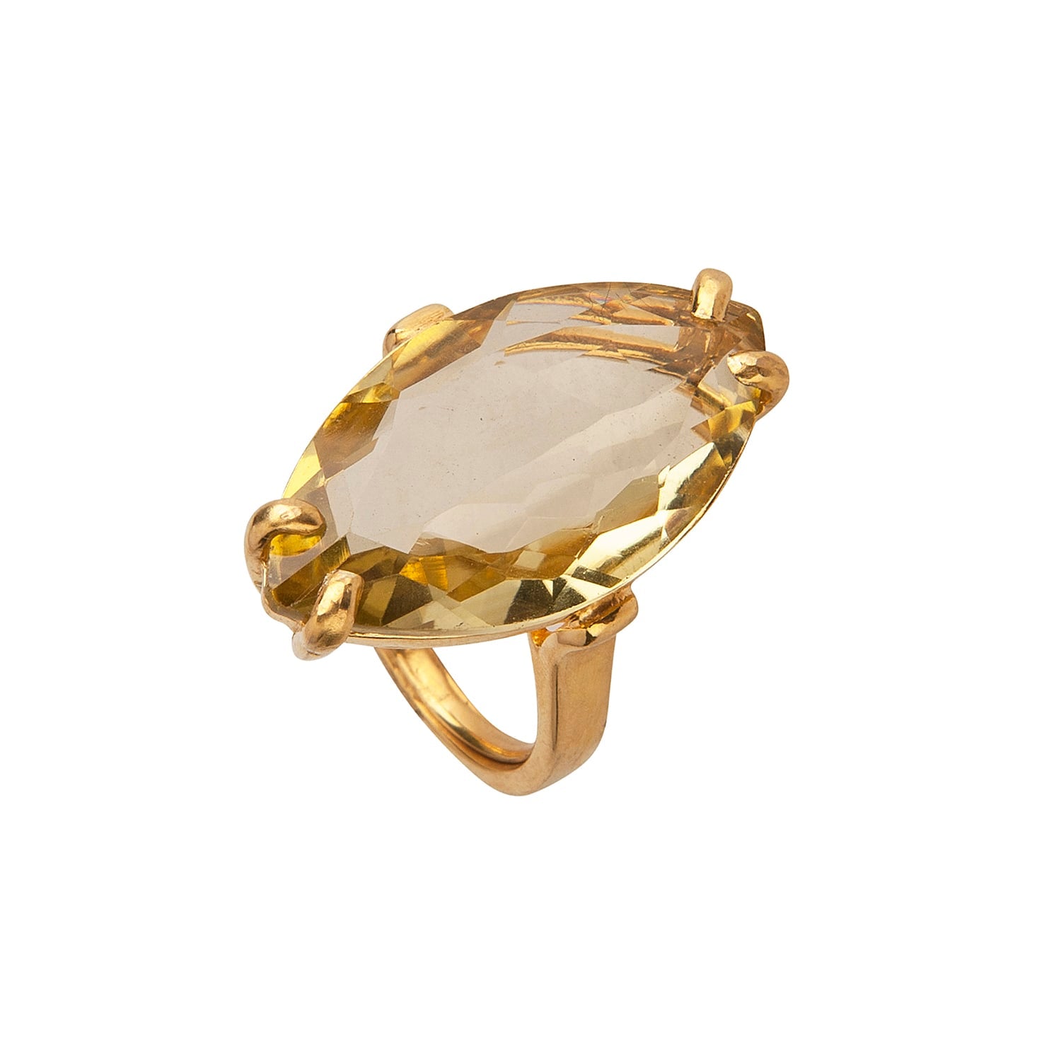 Antoinette Ring Lemon Quartz