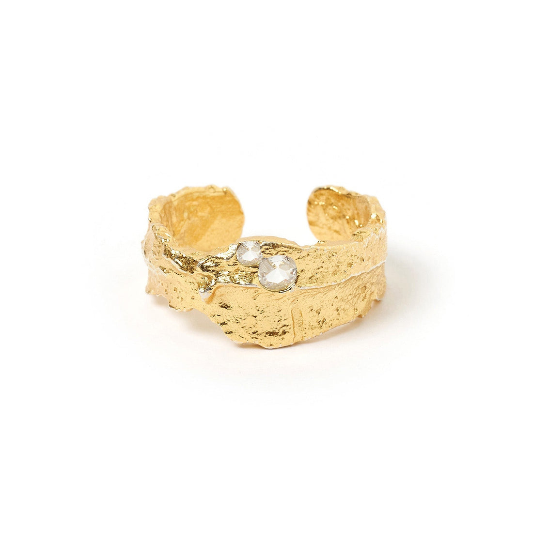Anya Gold Ring Clear Quartz