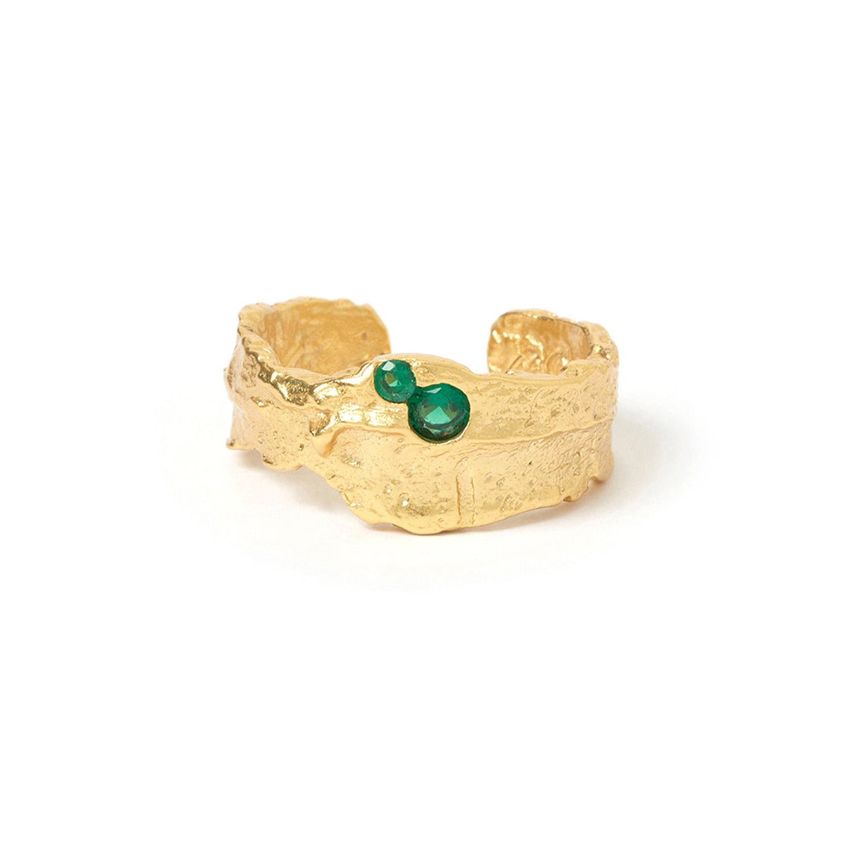 Anya Gold Ring Emerald