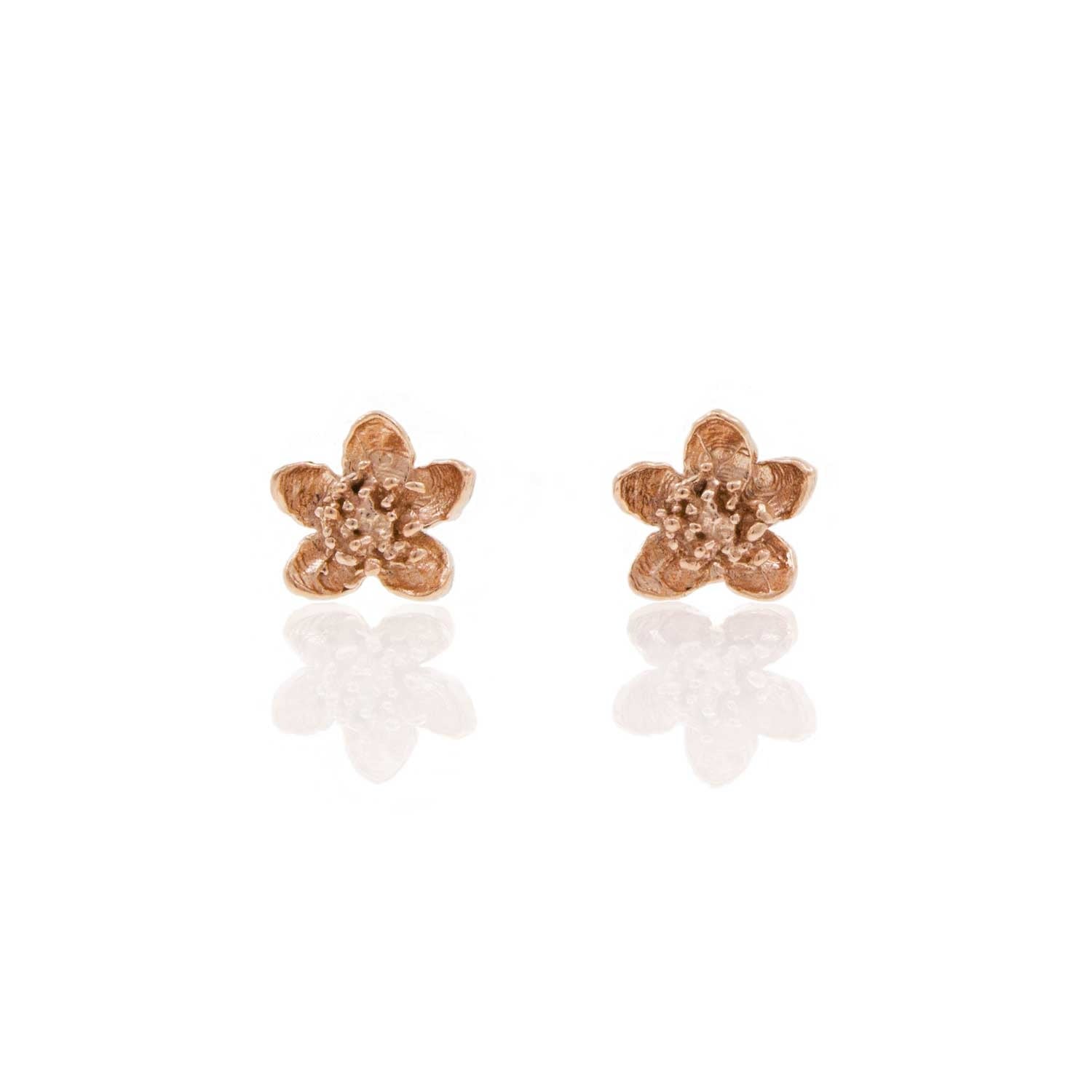 Cherry Blossom Earrings – Rose Gold