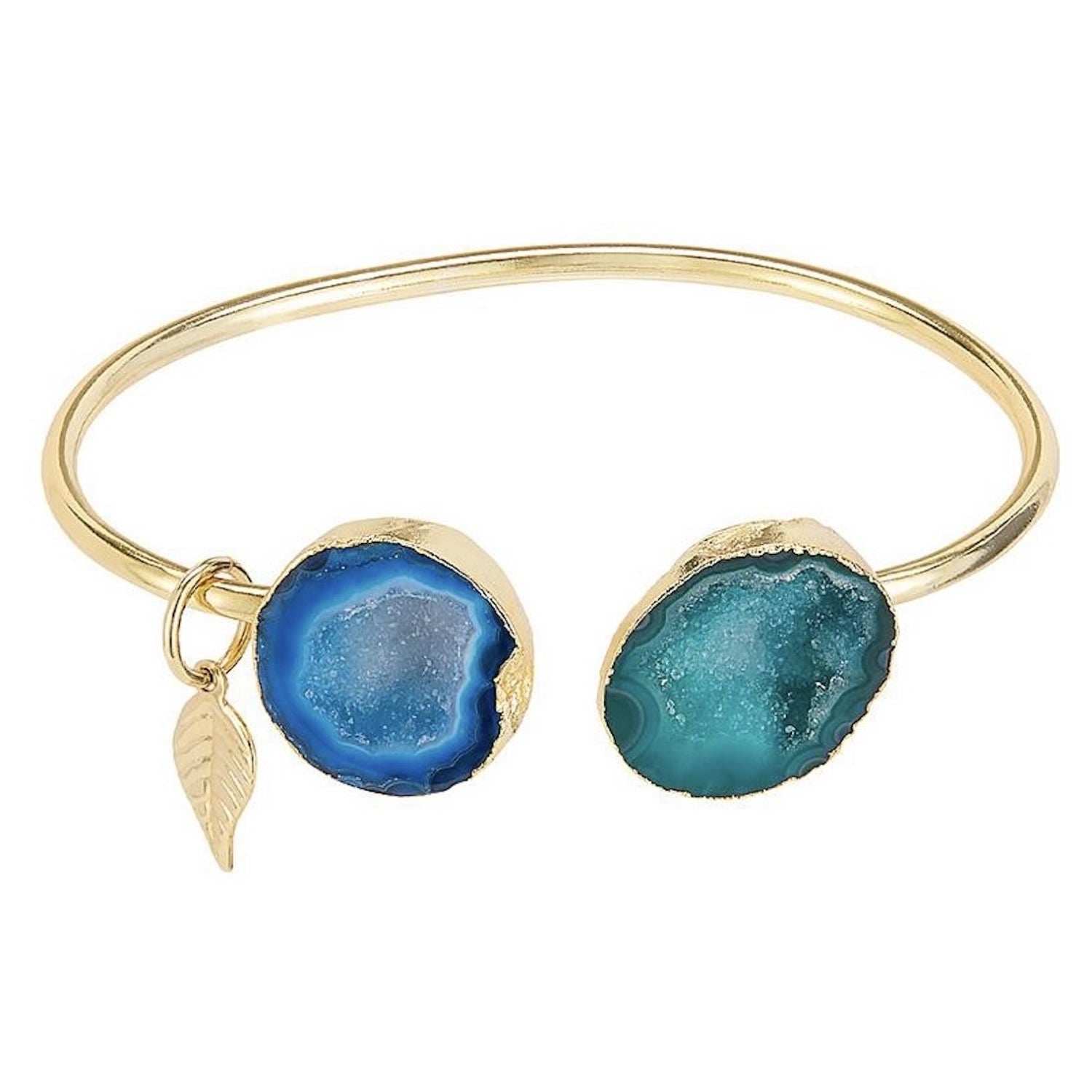 Aqua & Sea Green Adjustable Bangle