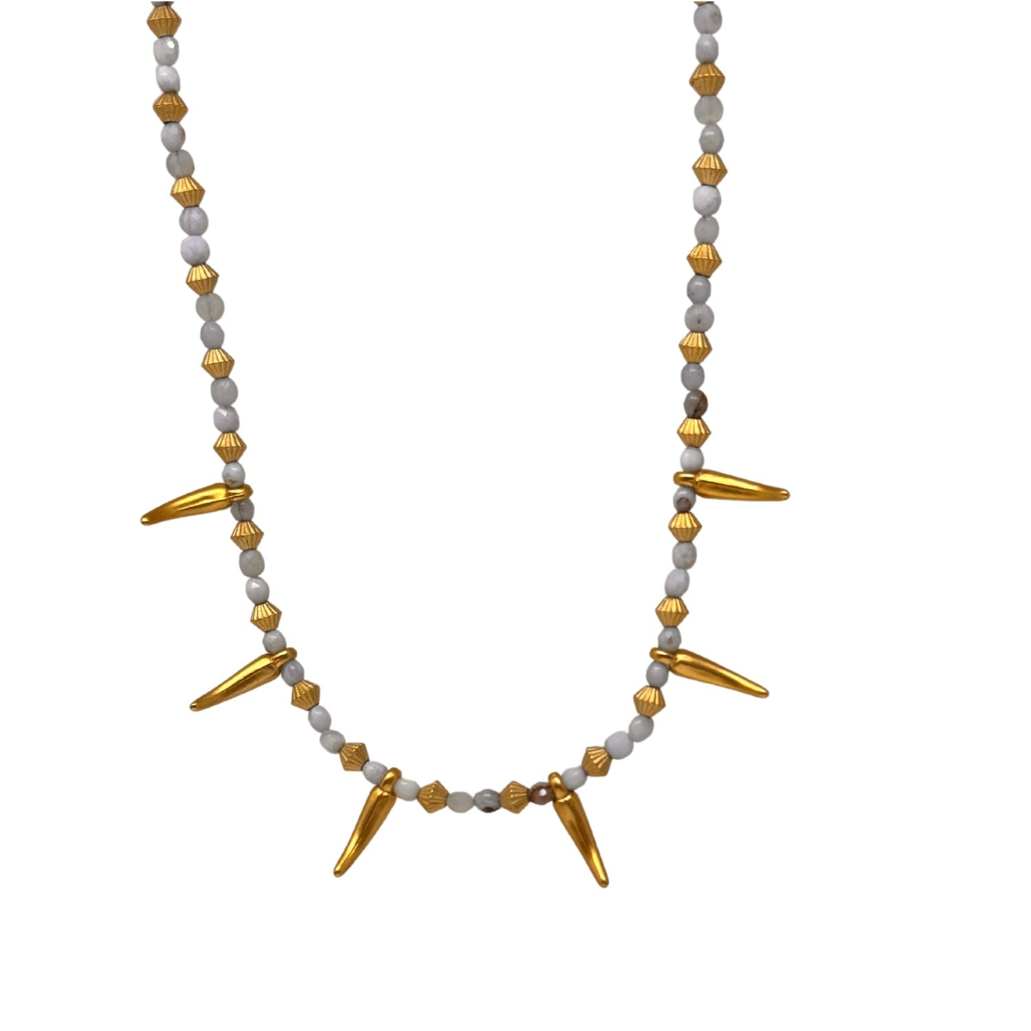 Aquamarine Chili Pepper Necklace