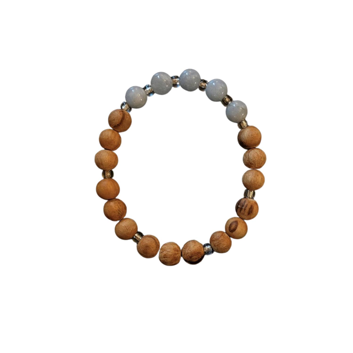 Aquamarine Palo Santo Bracelet