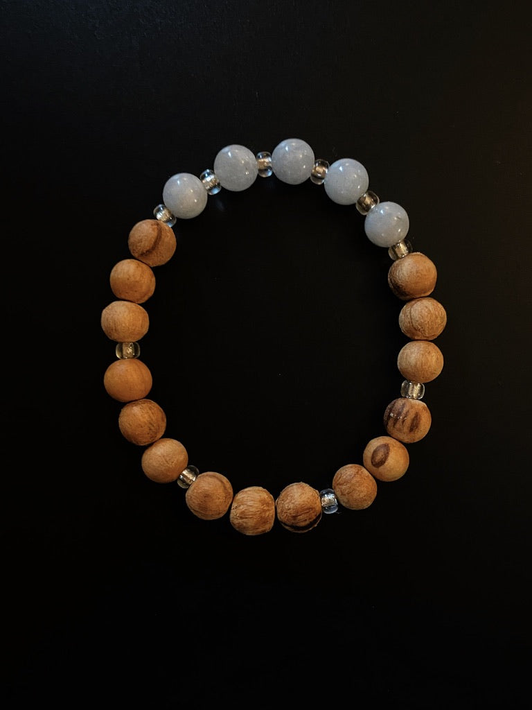 Aquamarine Palo Santo Bracelet