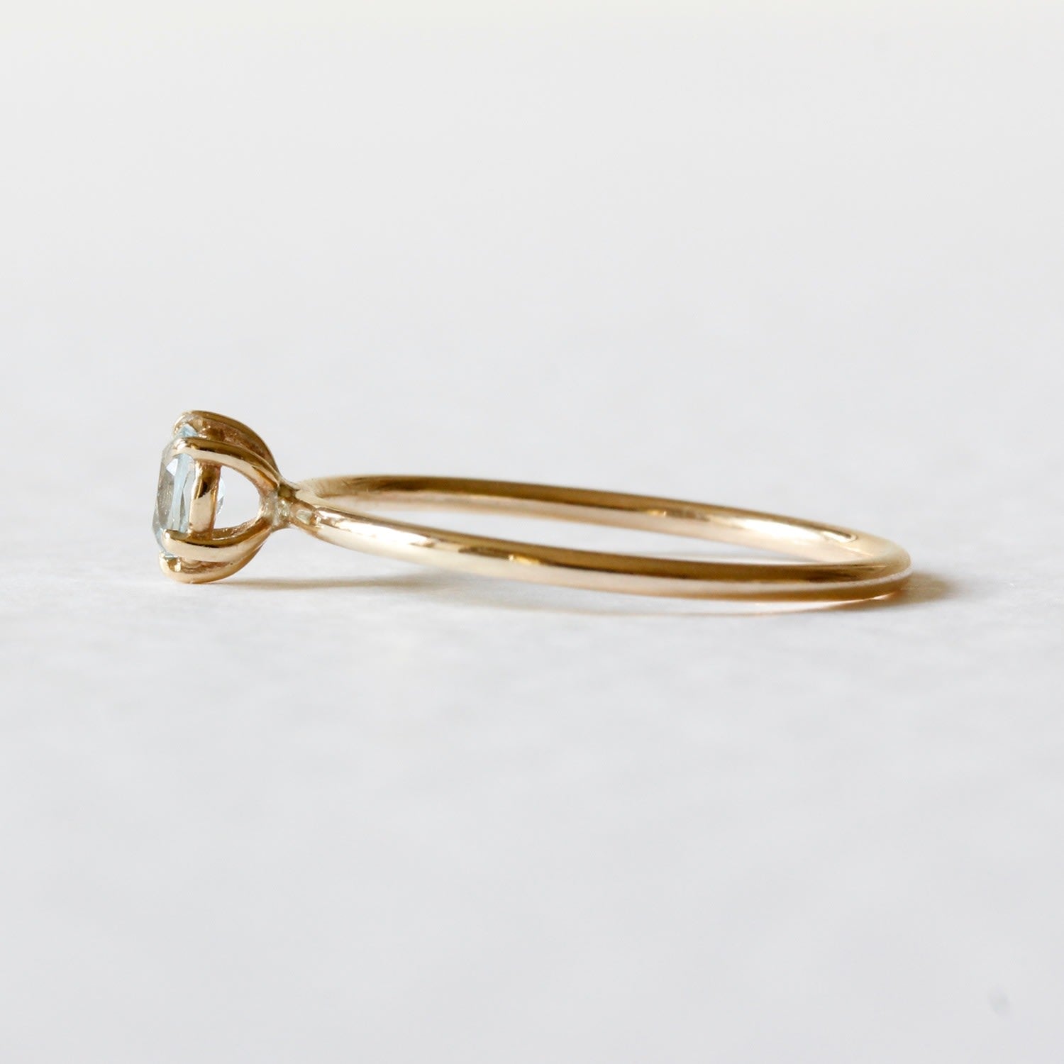 Aquamarine Ring - Gold