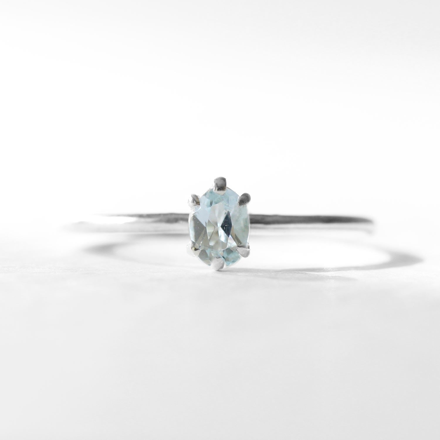 Aquamarine Ring - Silver