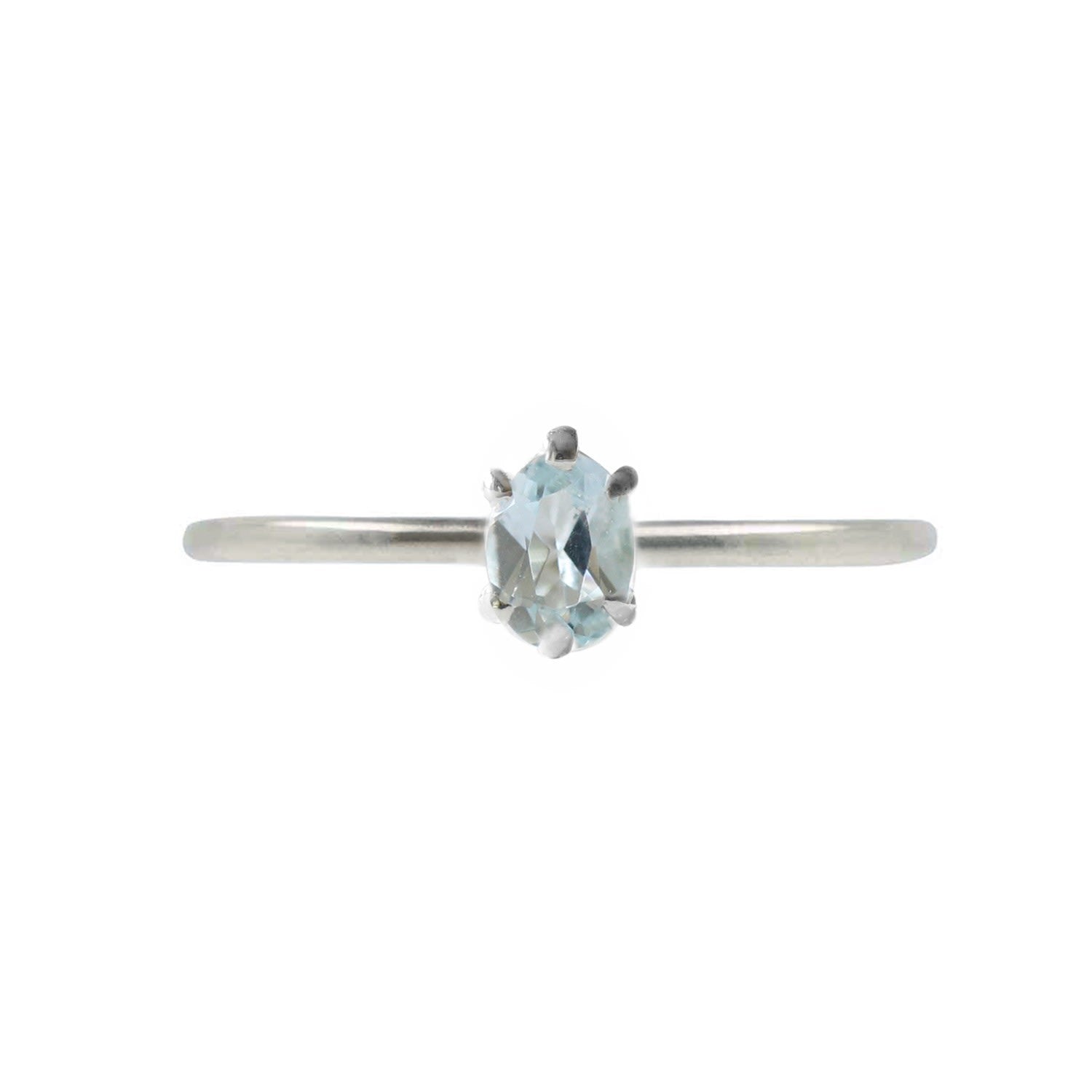 Aquamarine Ring - Silver