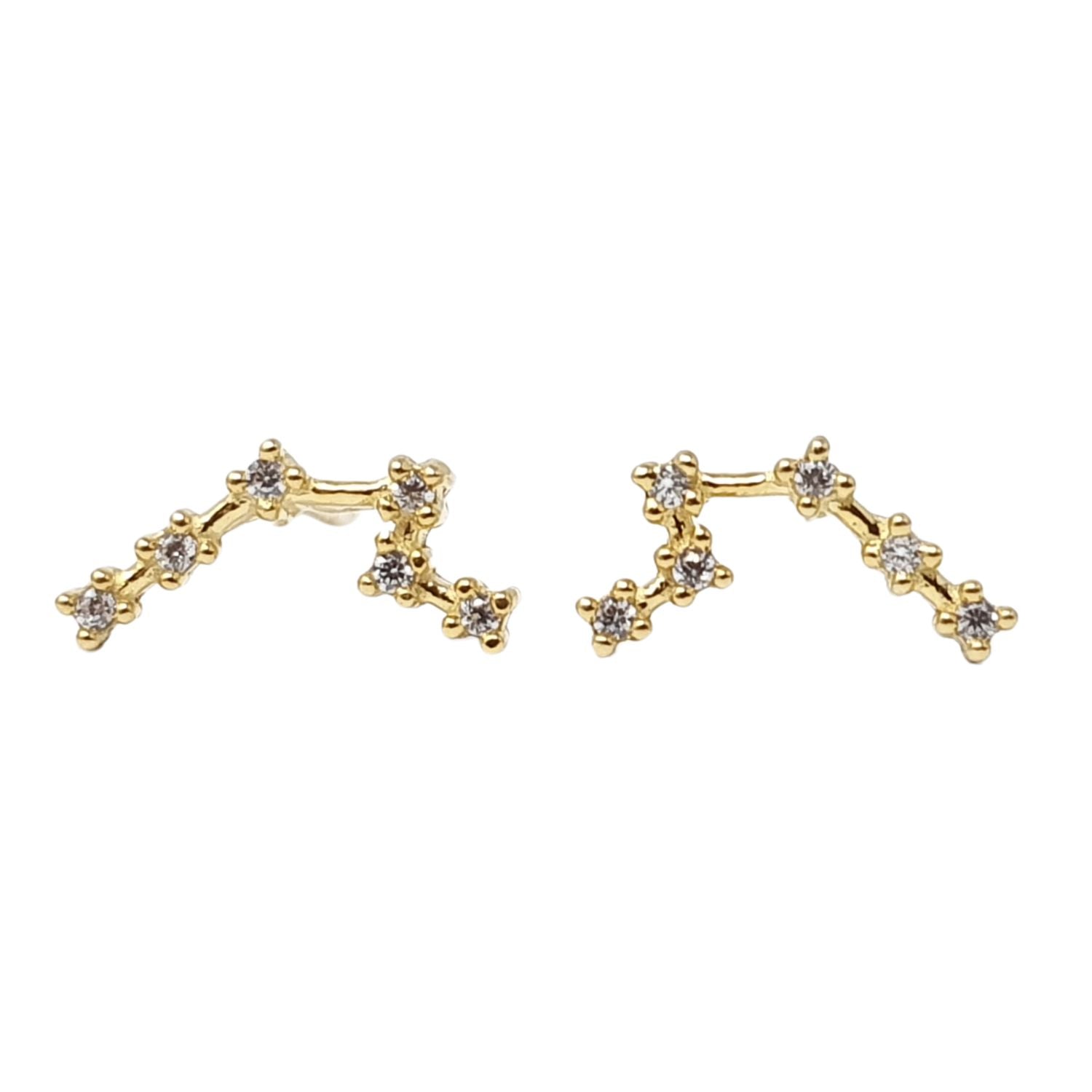 Aquarius Star Sign Constellation Astrology Earrings