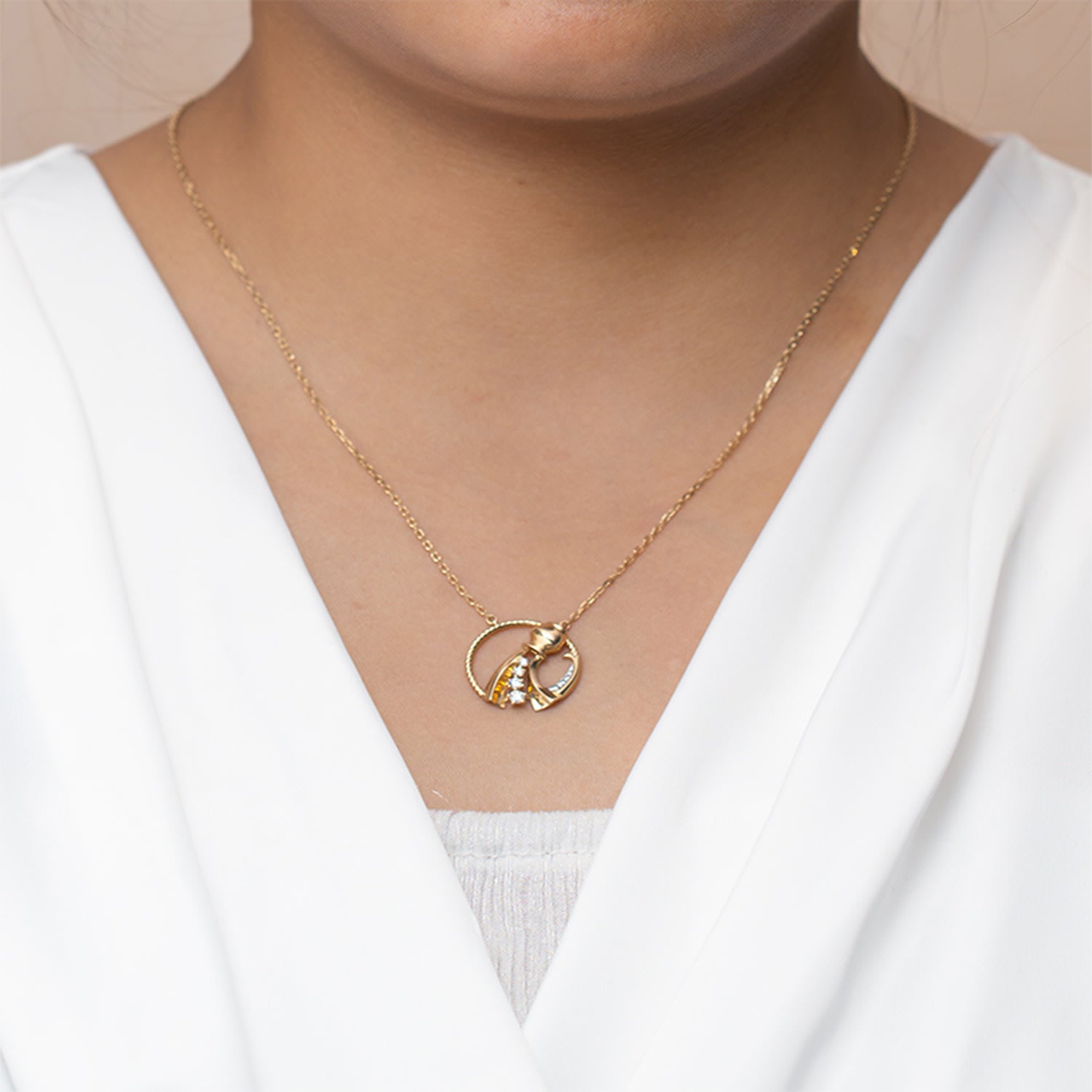 Aquarius Zodiac Necklace