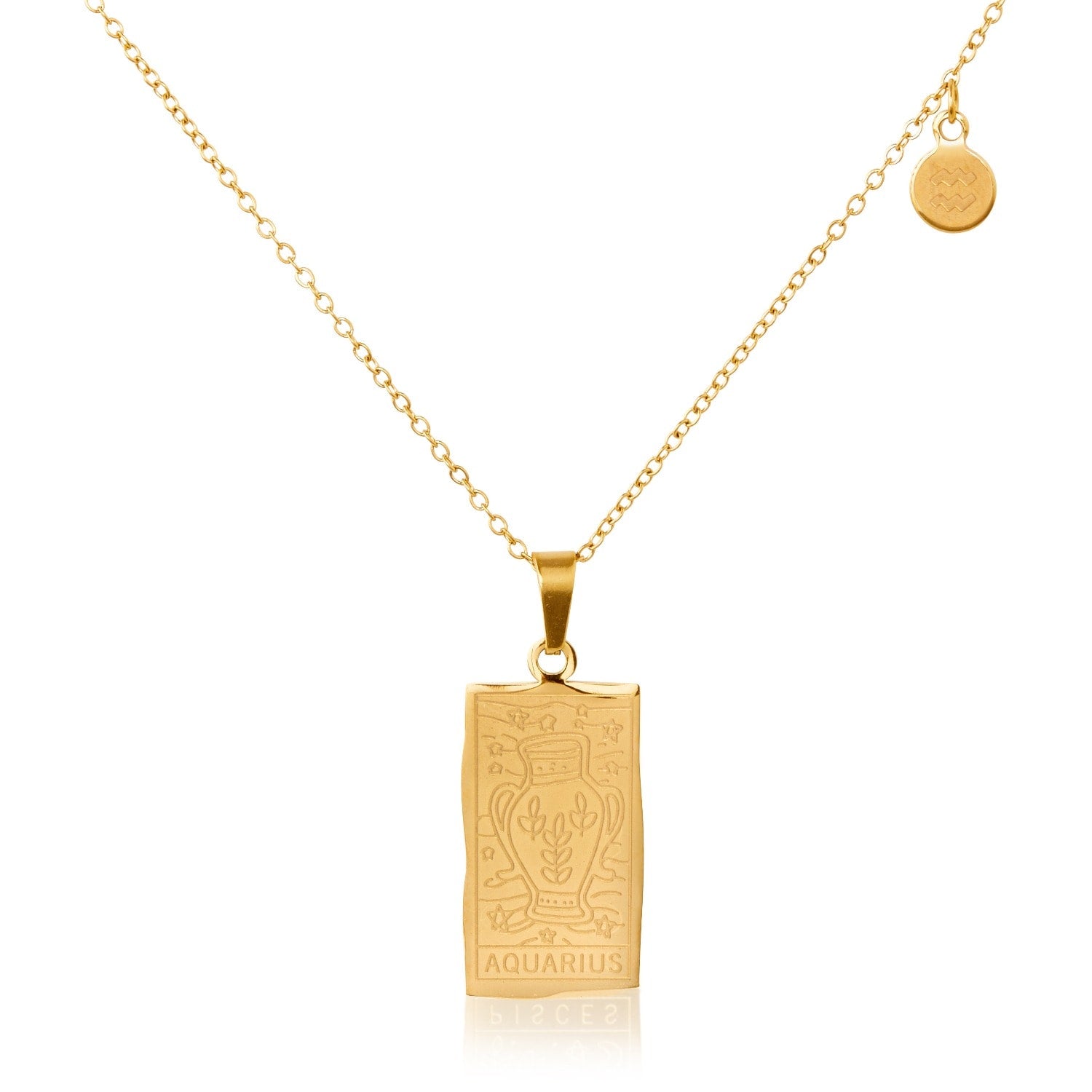 Aquarius Zodiac Star Sign Necklace