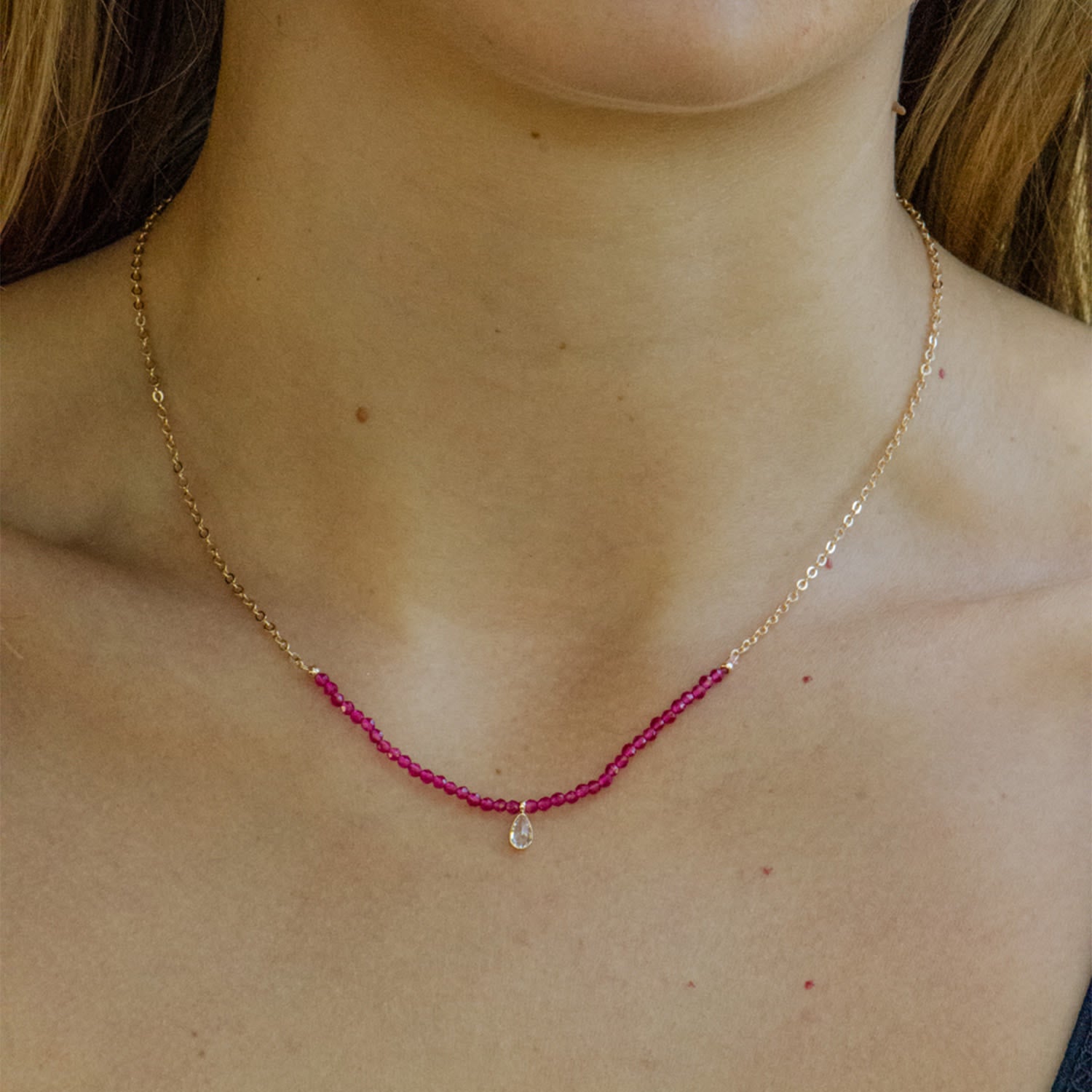 Aquata Necklace In Lapis