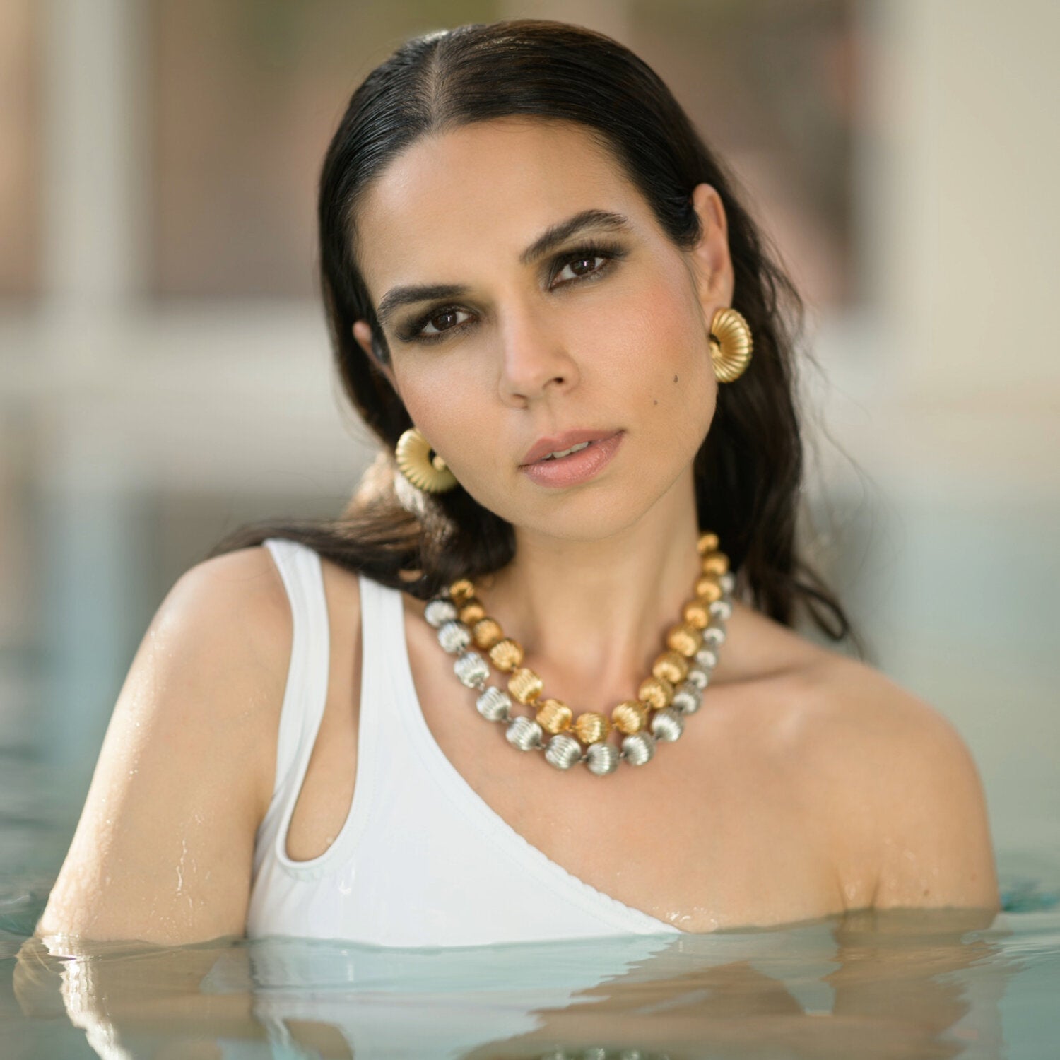 Aquila Gold And Silver Layered Necklace