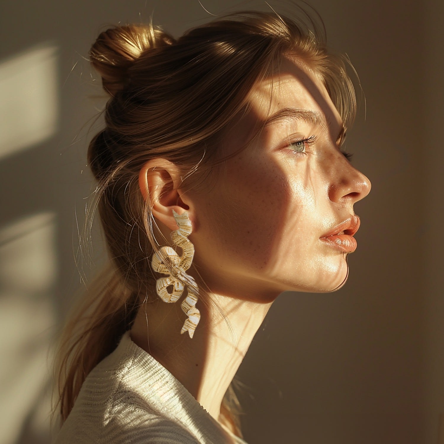 Arabesque Bow Earring