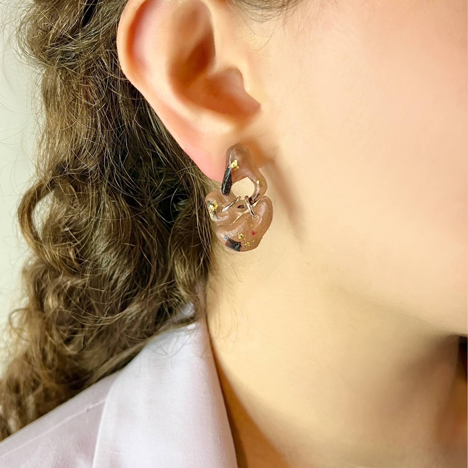 Arber Earrings Mocha