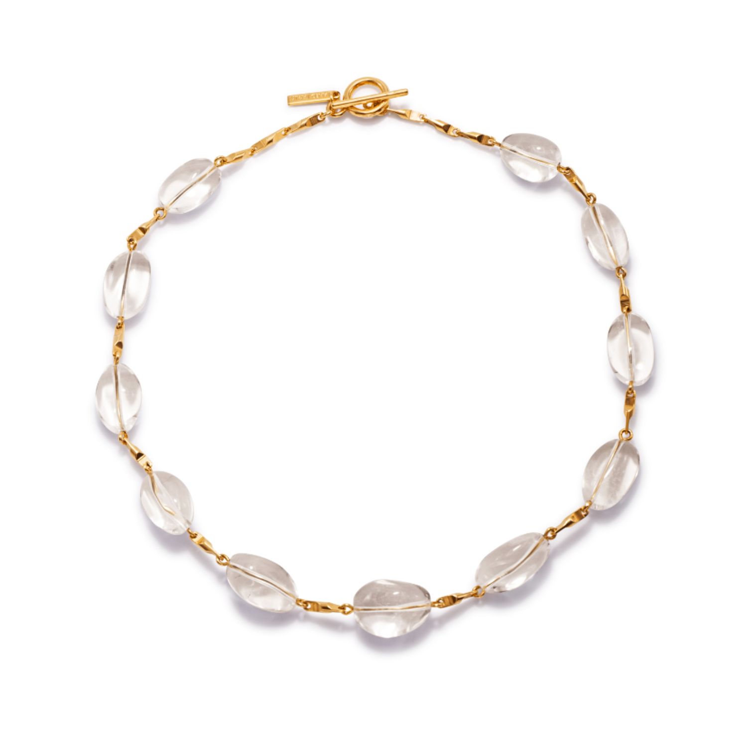 Arctic Gold Bar-Link Necklace