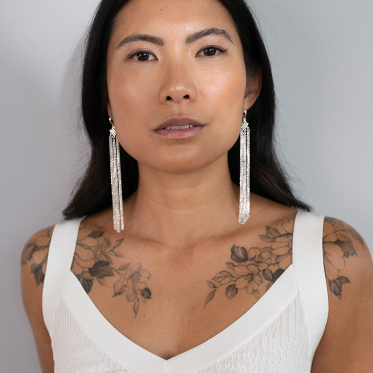 Aria Earrings Silver