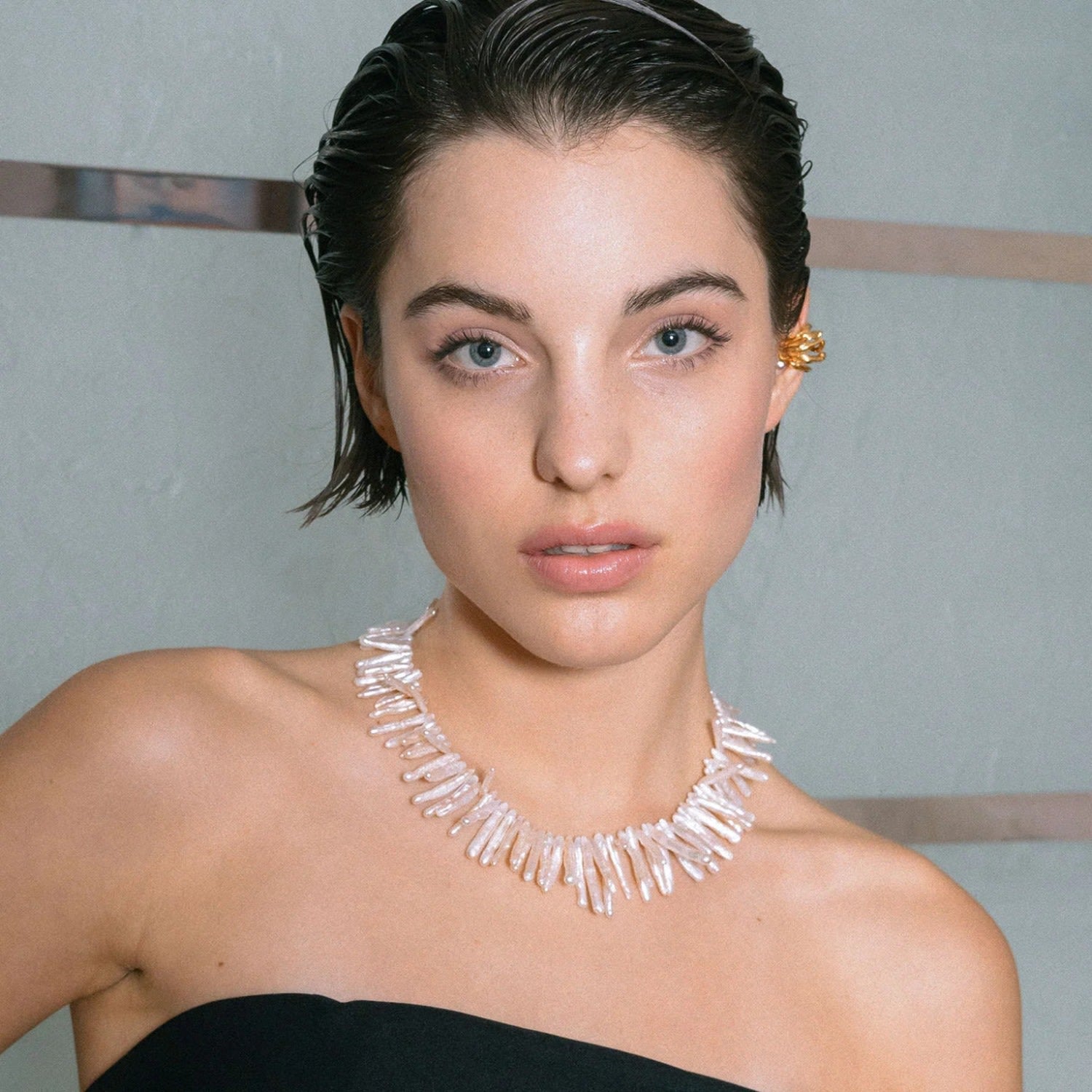 Ariel Freshwater Pearl Statement Necklace